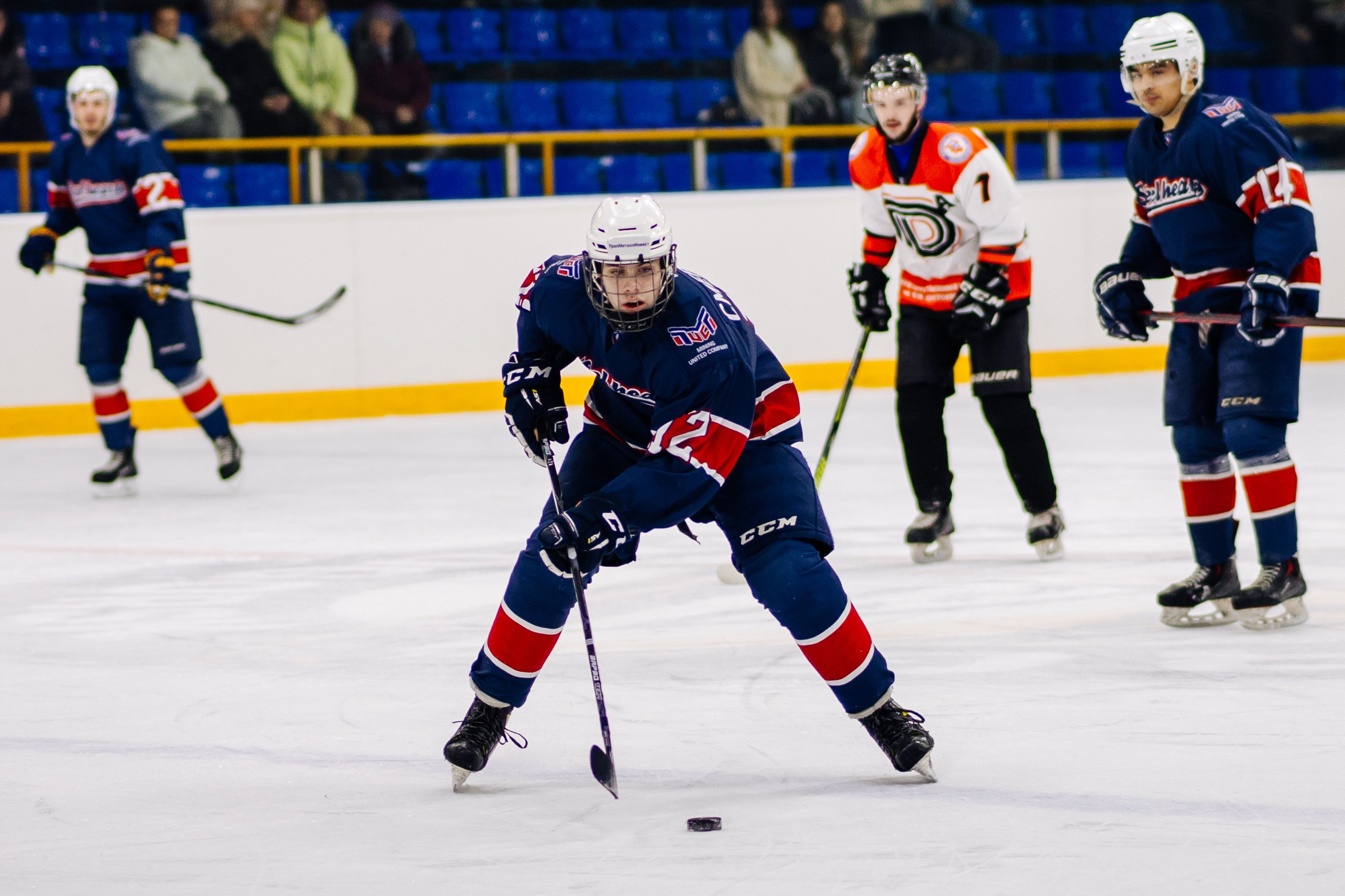 Хоккей. СХЛ / 20.01.24. Денис Прохоров Фотограф в г. Магнитогорск