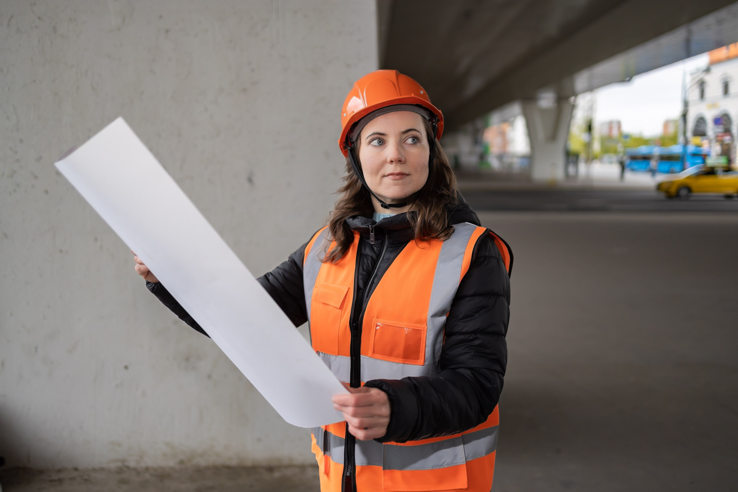 Фотосессия «Стройка» модель Ирина. Репортажный, семейный и студийный фотограф в Москве Демин Алексей