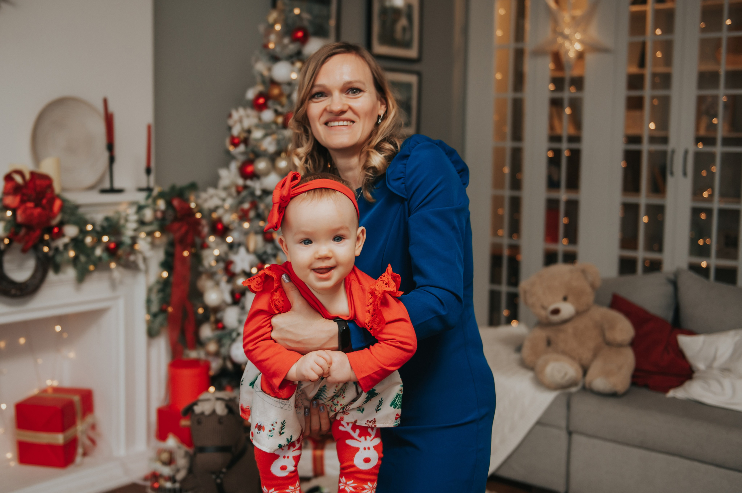 Новогодняя студийная съемка для малышки. Свадебный и семейный фотограф София Невская