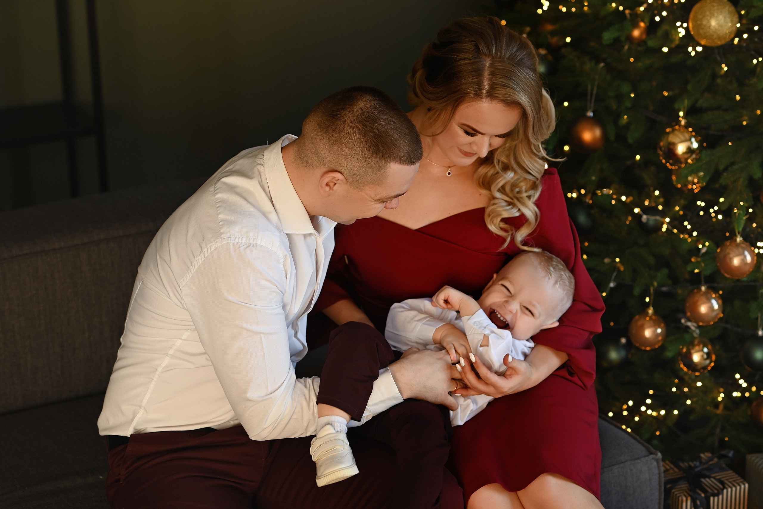 Новогодняя фотосессия 2022-23гг Даша, Слава и Матвей. Свадебный и семейный фотограф в Самаре Головань Наталья