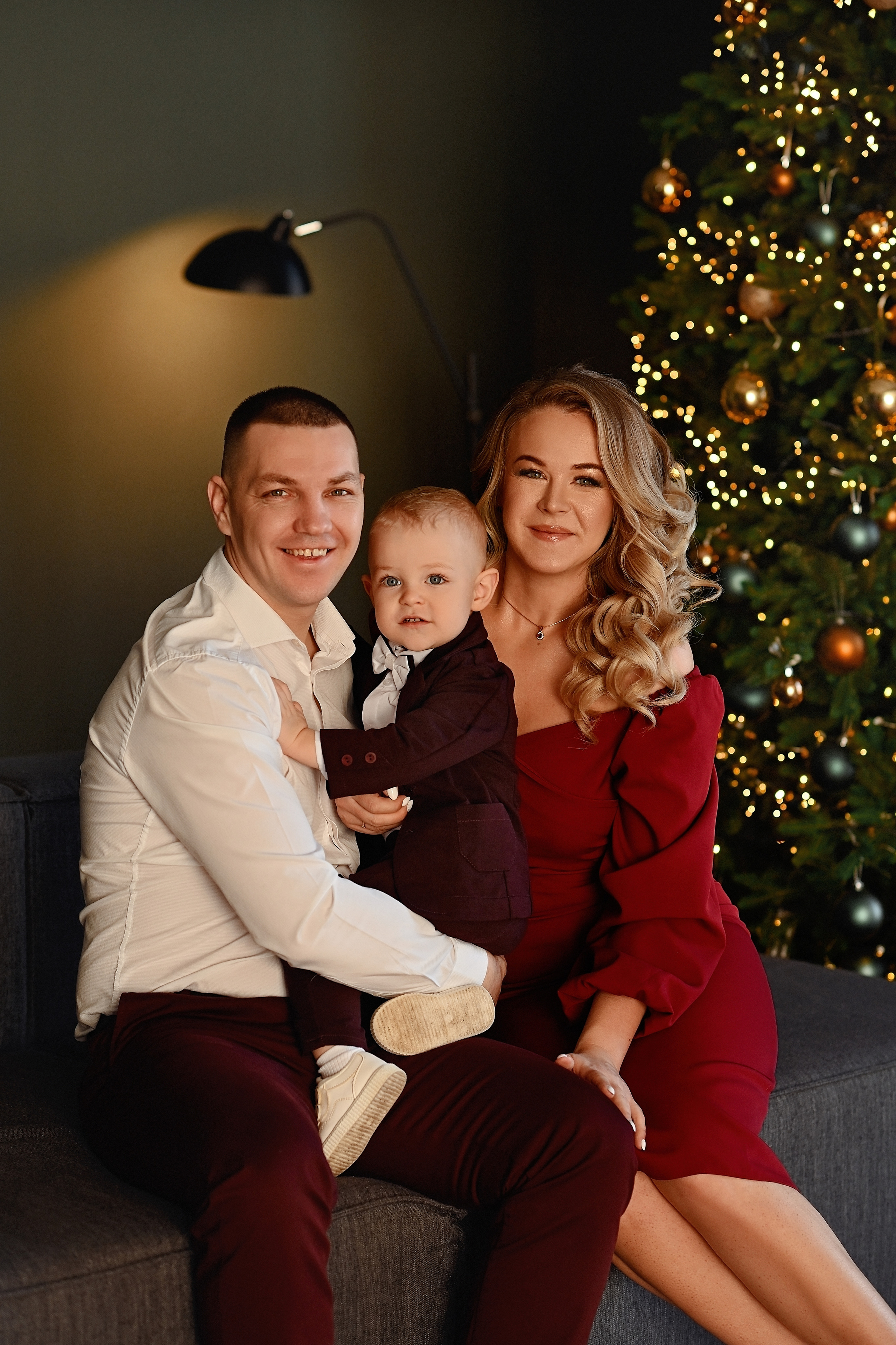 Новогодняя фотосессия 2022-23гг Даша, Слава и Матвей. Свадебный и семейный фотограф в Самаре Головань Наталья
