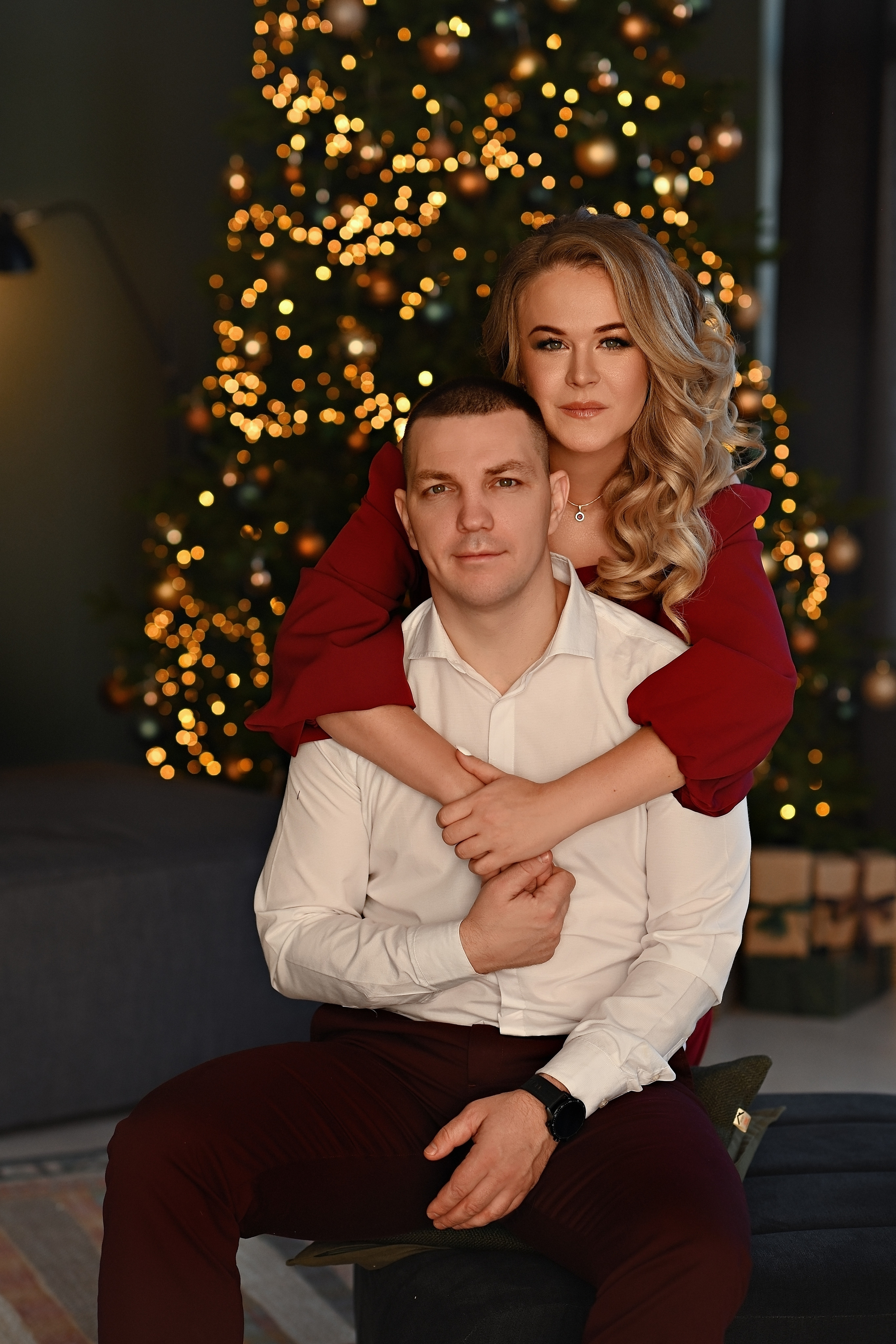 Новогодняя фотосессия 2022-23гг Даша, Слава и Матвей. Свадебный и семейный фотограф в Самаре Головань Наталья