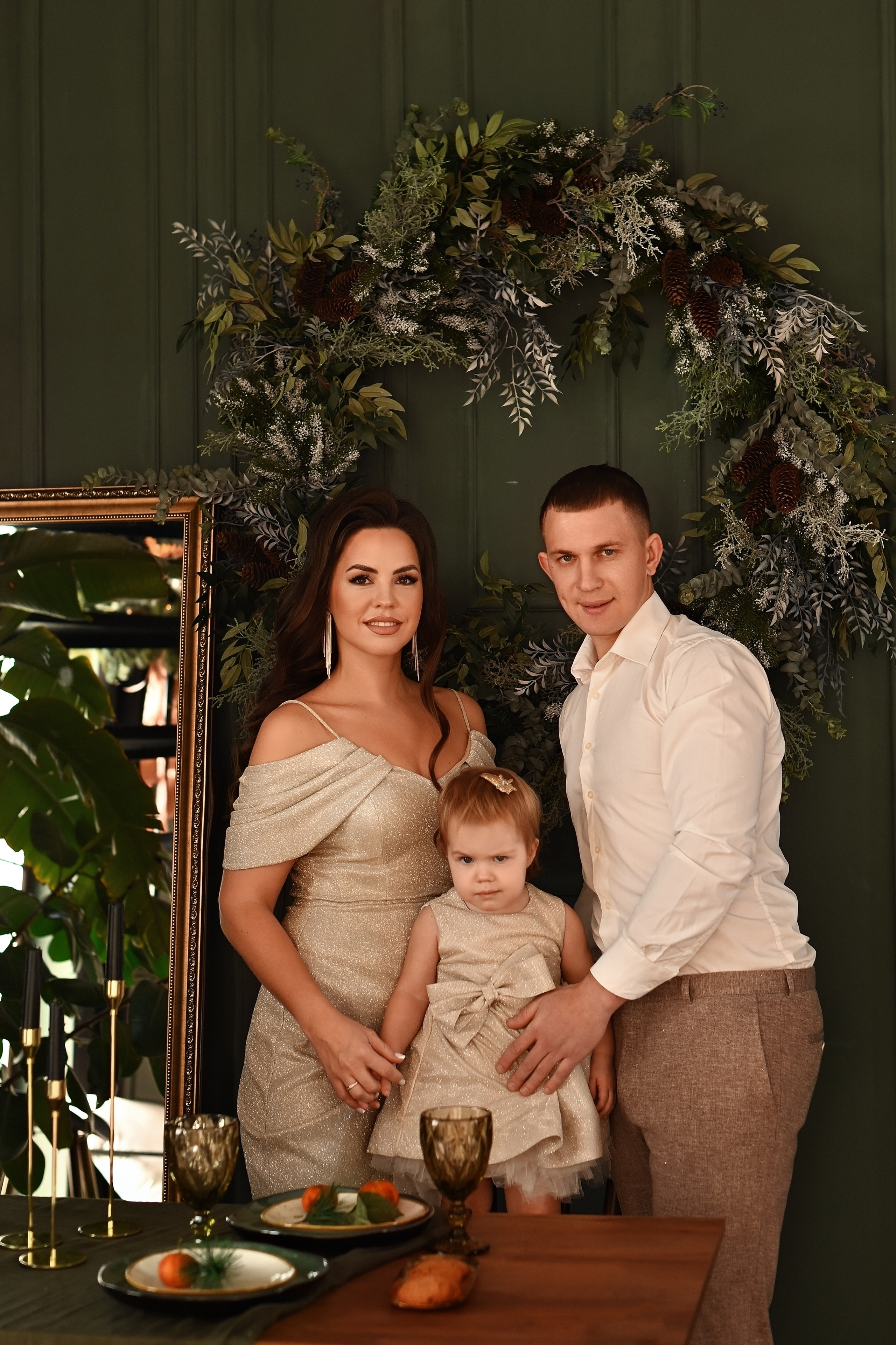 Новогодняя фотосессия Дианы, Сергея и Меланьи. Свадебный и семейный фотограф в Самаре Головань Наталья