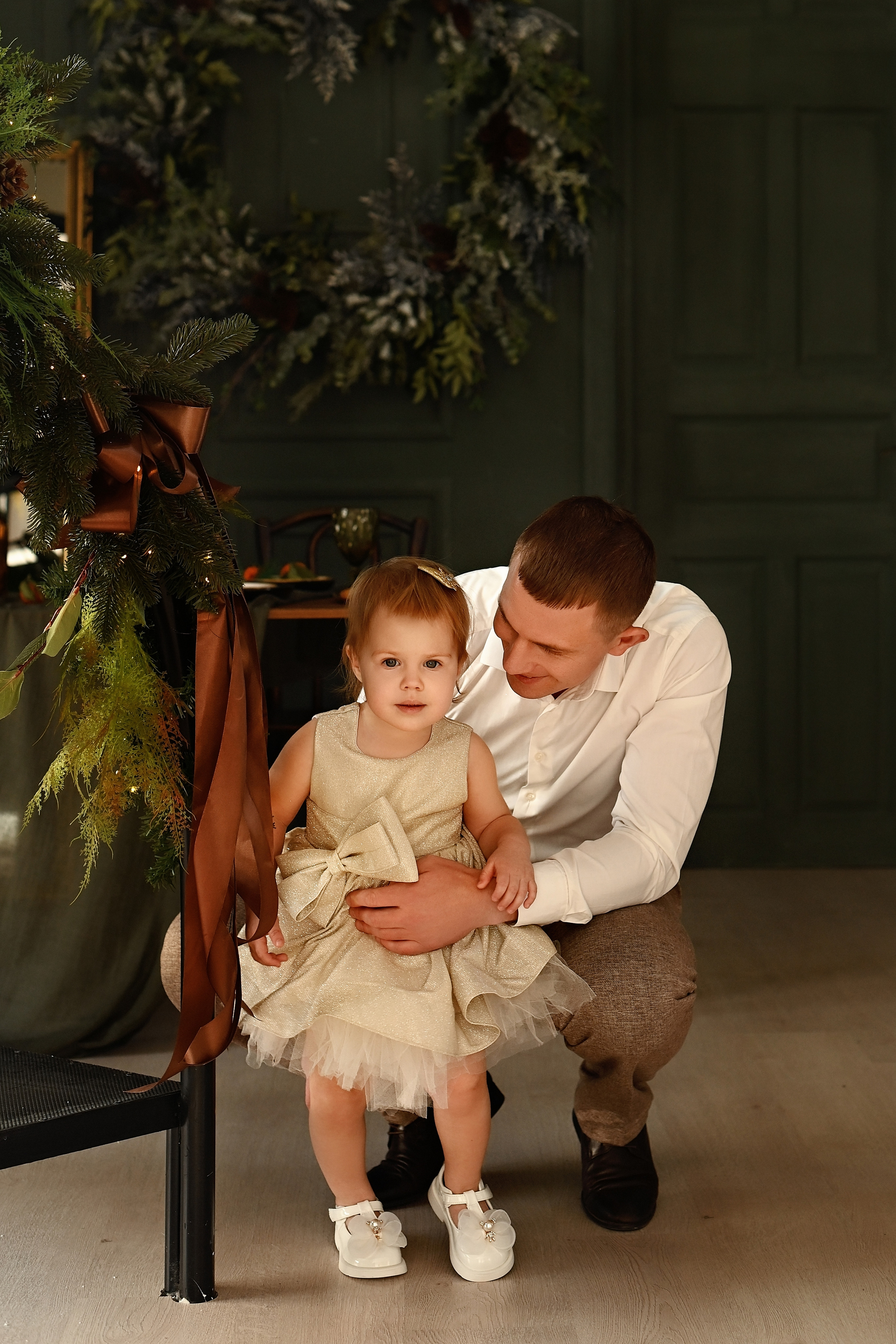 Новогодняя фотосессия Дианы, Сергея и Меланьи. Свадебный и семейный фотограф в Самаре Головань Наталья