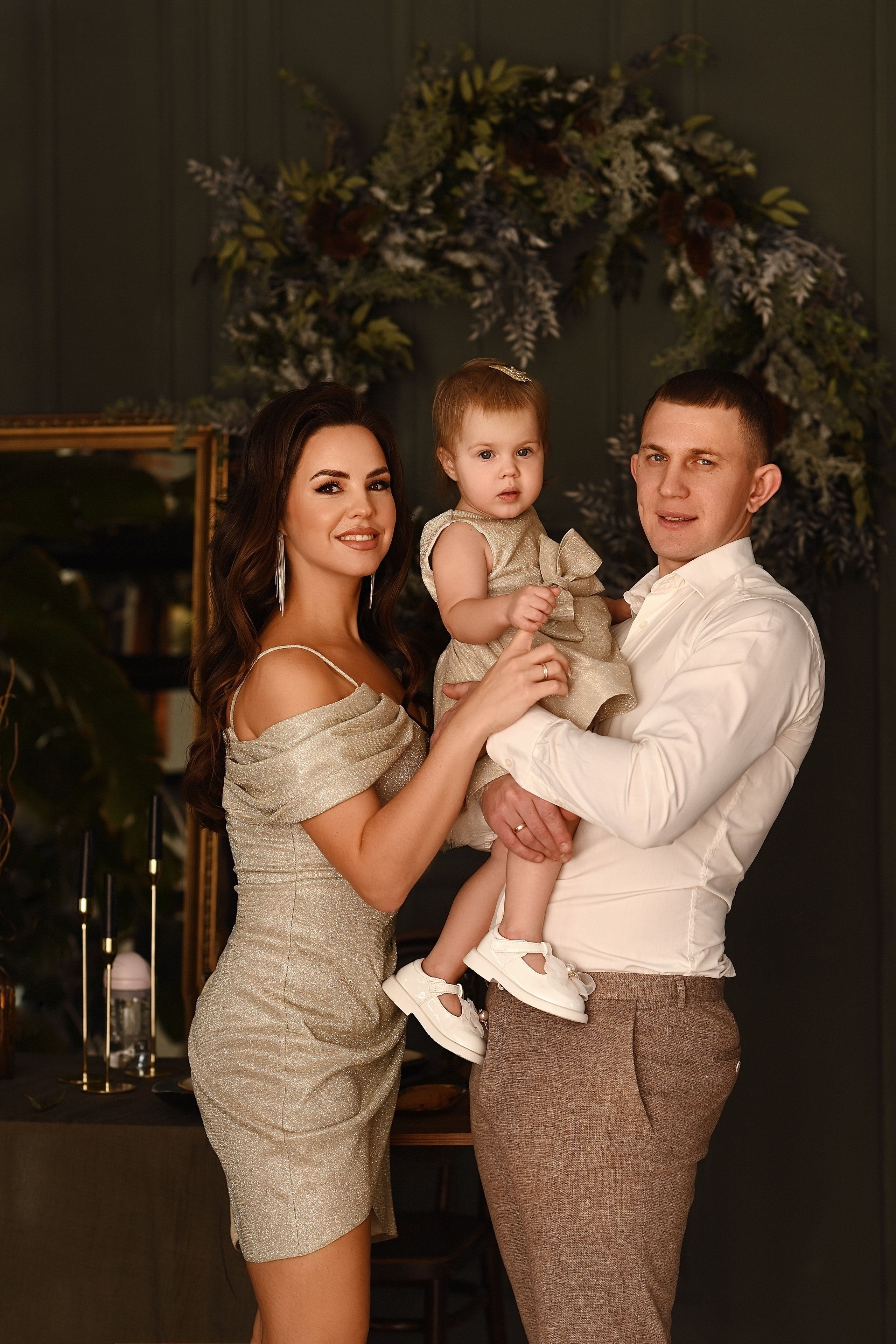 Новогодняя фотосессия Дианы, Сергея и Меланьи. Свадебный и семейный фотограф в Самаре Головань Наталья