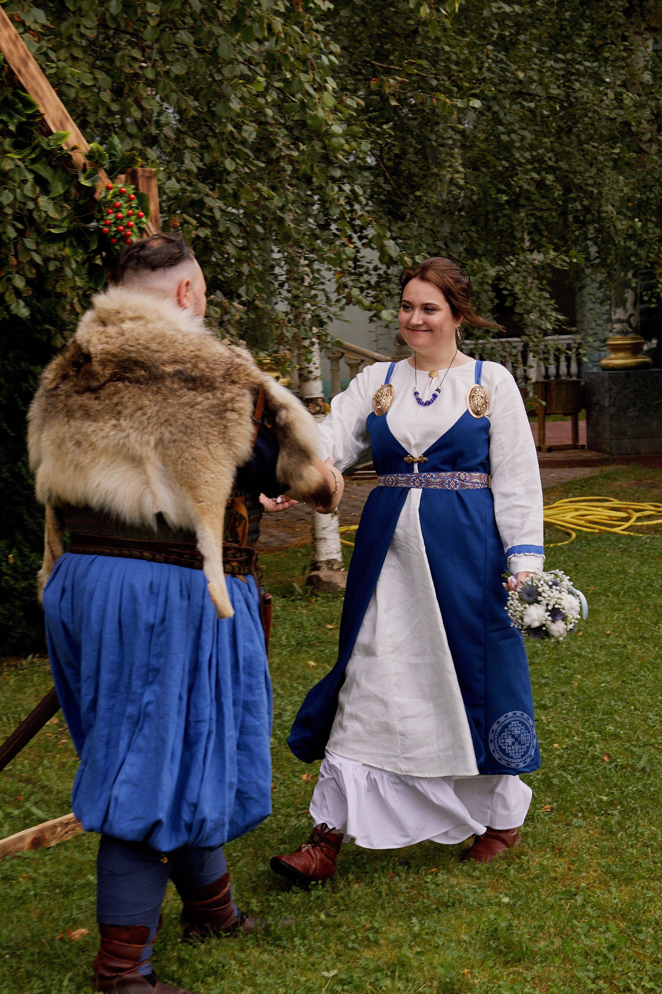 Юлия и Антон. Выездная роспись в стиле викингов. Фотограф лавстори Москва/МО Приятелева Ангелина