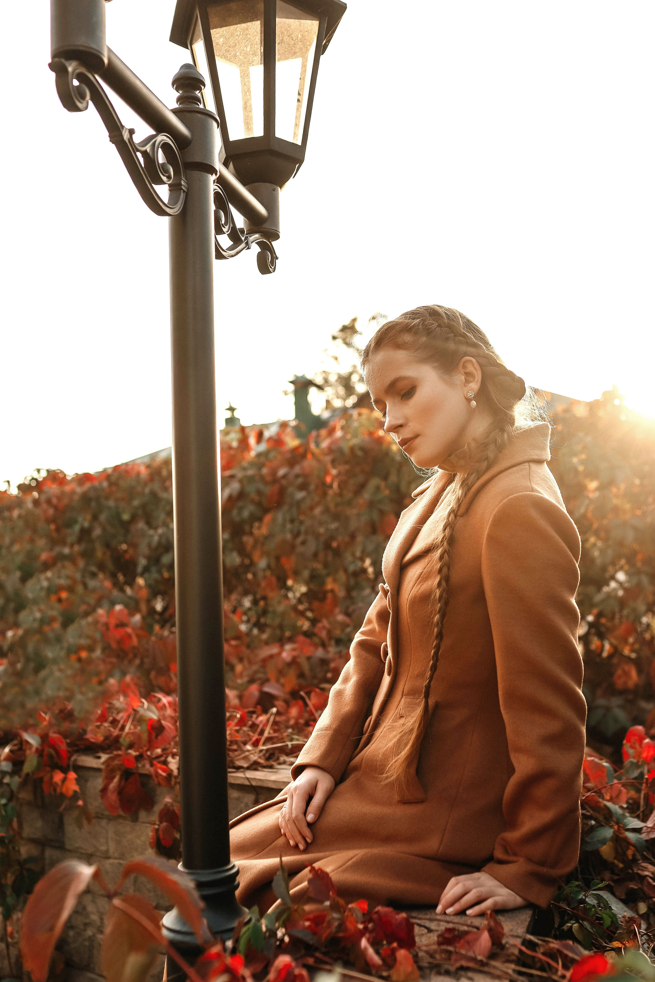 Женская осеняя винтажная фотосессия в Москве. Свадебный и семейный фотограф в Москве