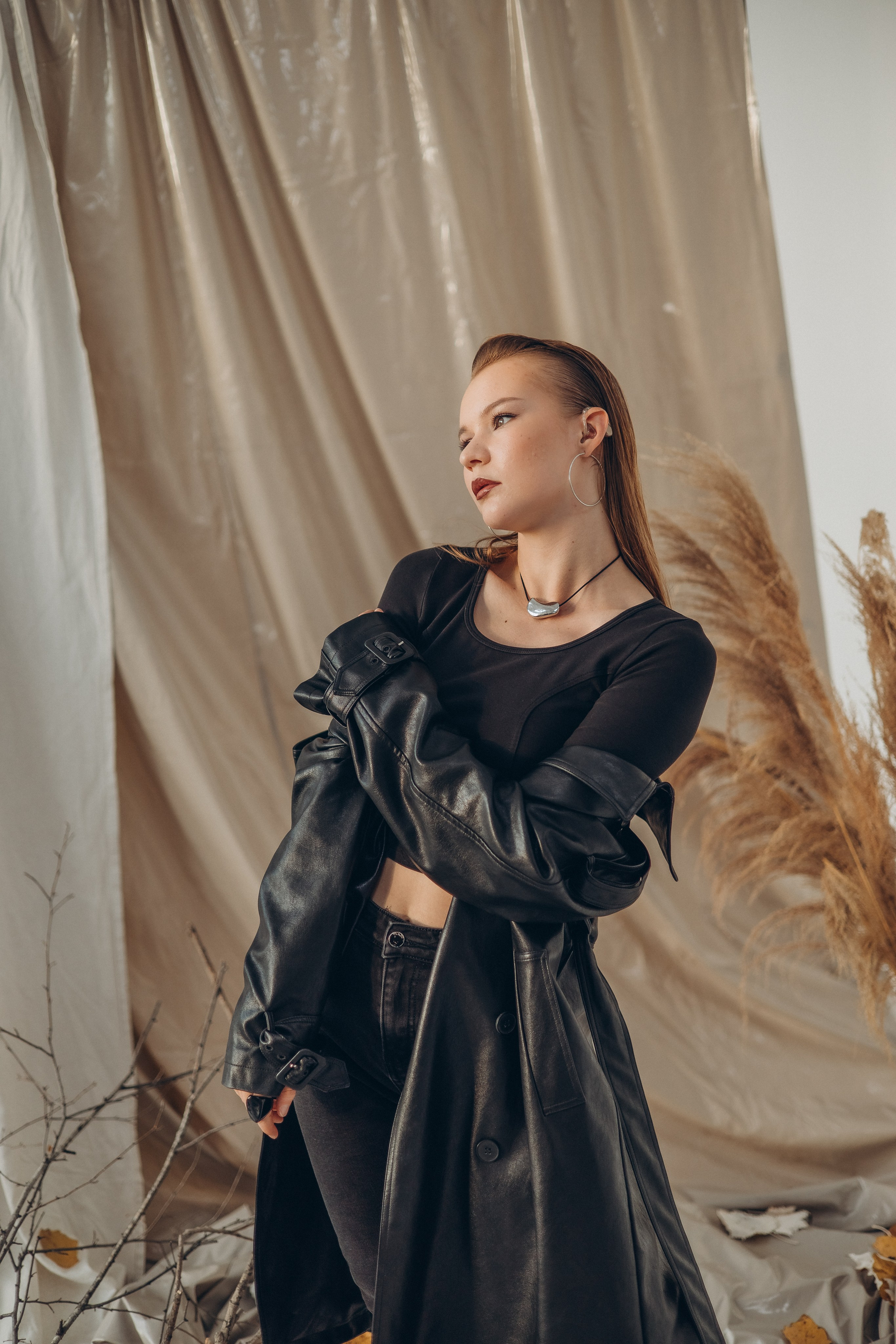 Осень в студии. Семейный, детский, женский фотограф в Новосибирске Оля Борисова