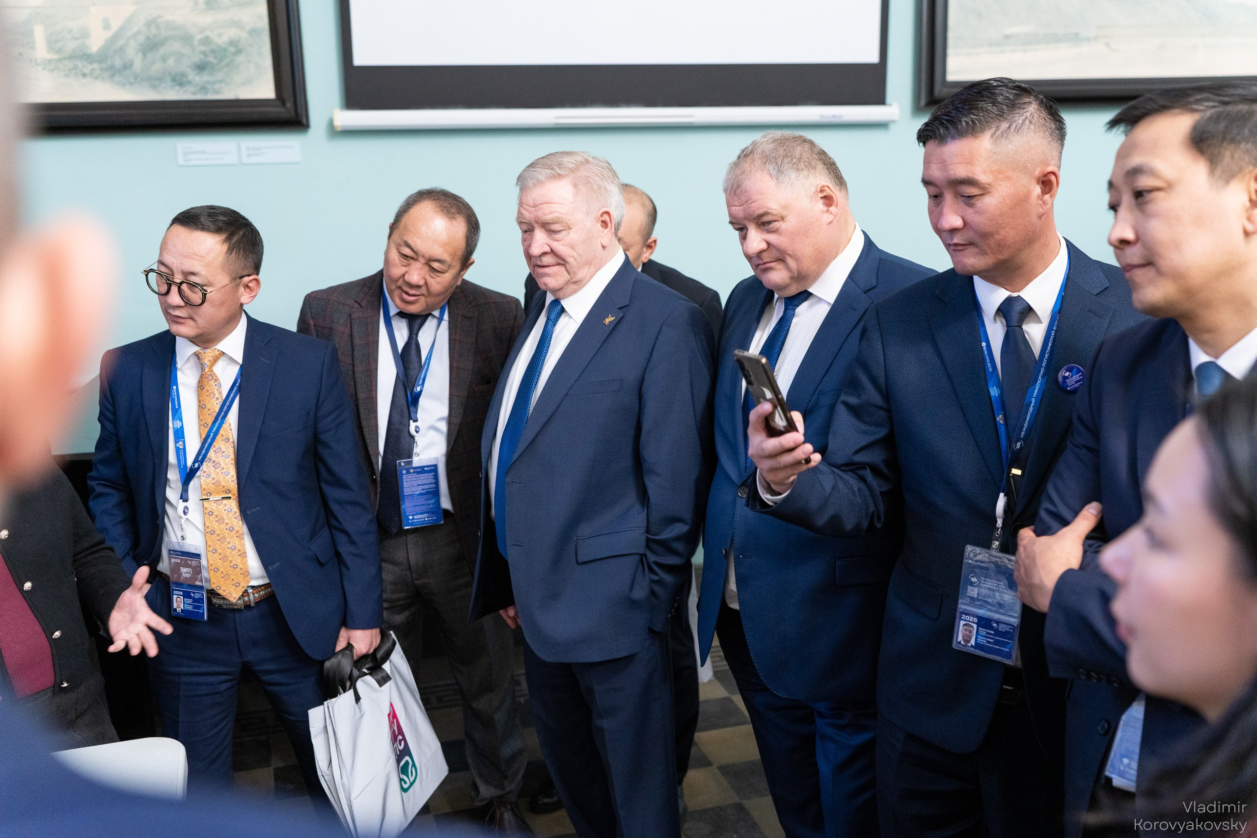 Совещание руководства ПГУПС с Делегациями Исполнительного агентства Правительства Монголии и делегацией АО «УБЖД». Фотограф Владимир Коровяковский