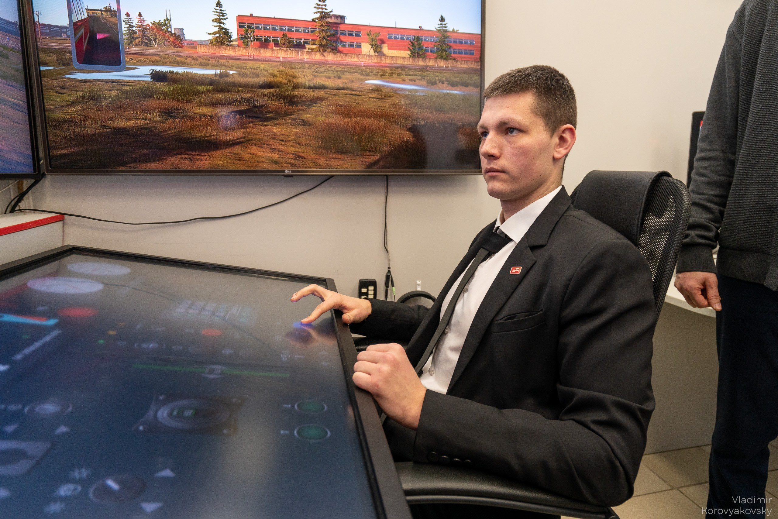 Открытие лабораторий. Фотограф Владимир Коровяковский