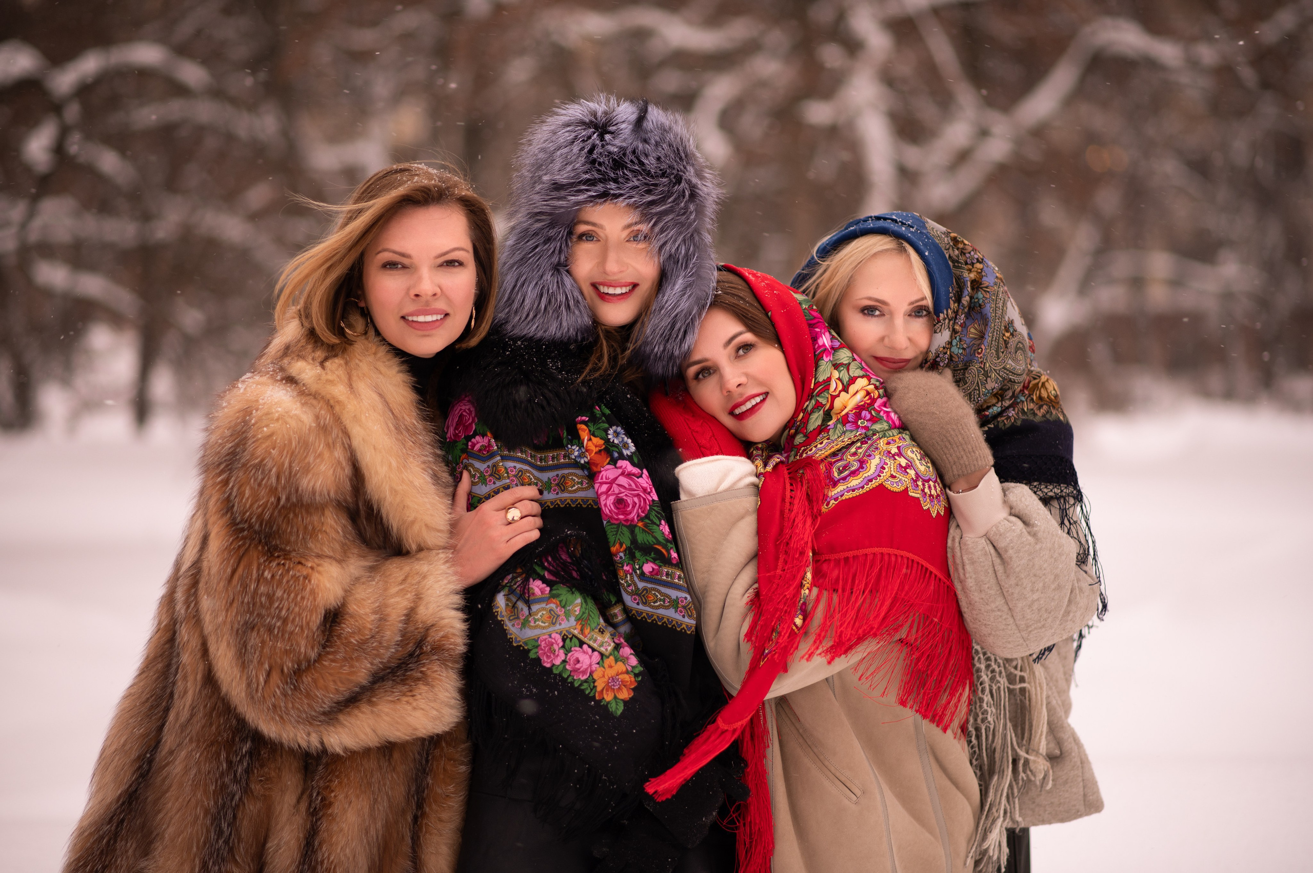 Зимний «Russian girl». Семейный и детский фотограф в Москве Анна Оськина