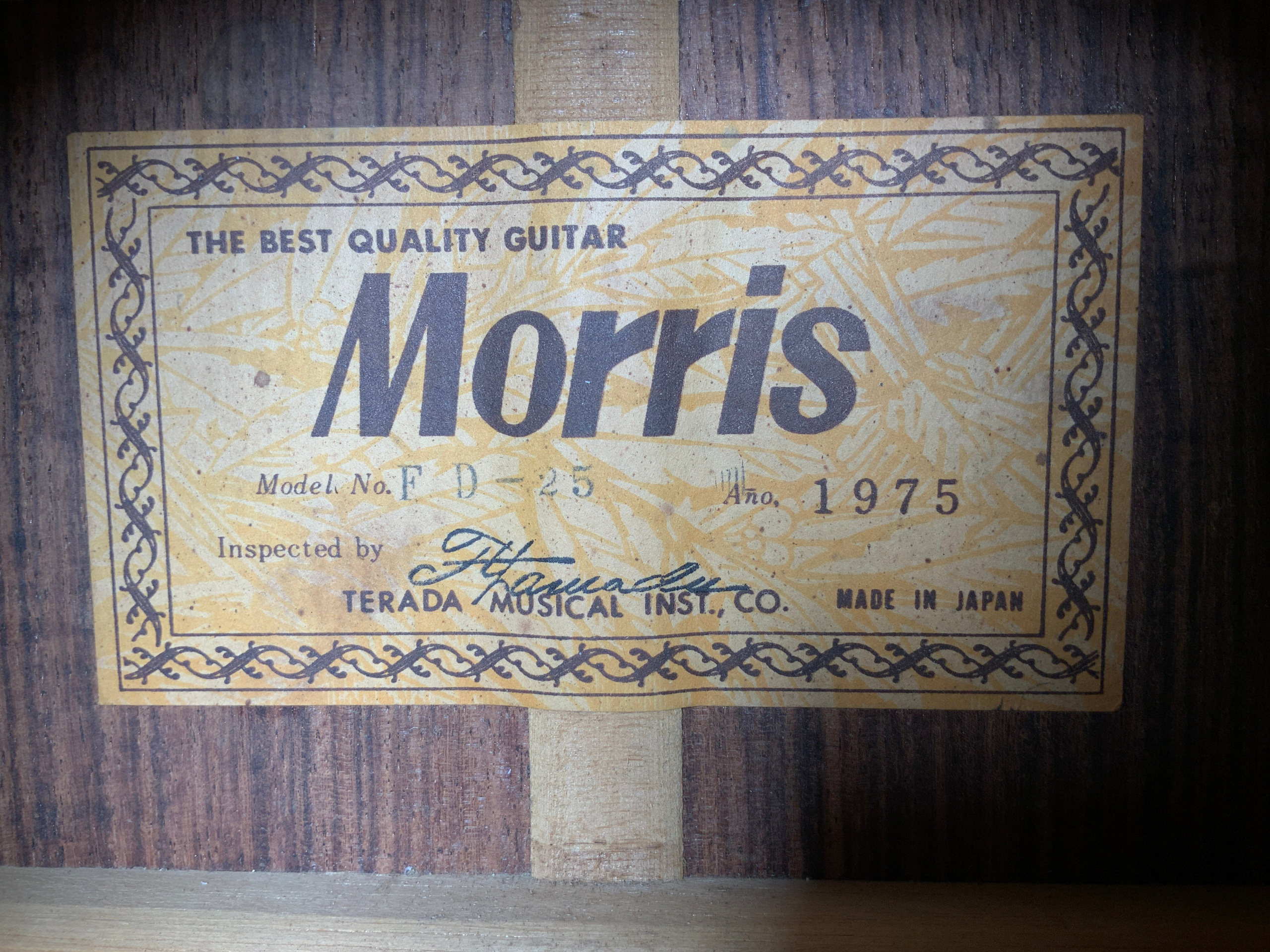 Morris FD-25 Japan 1975