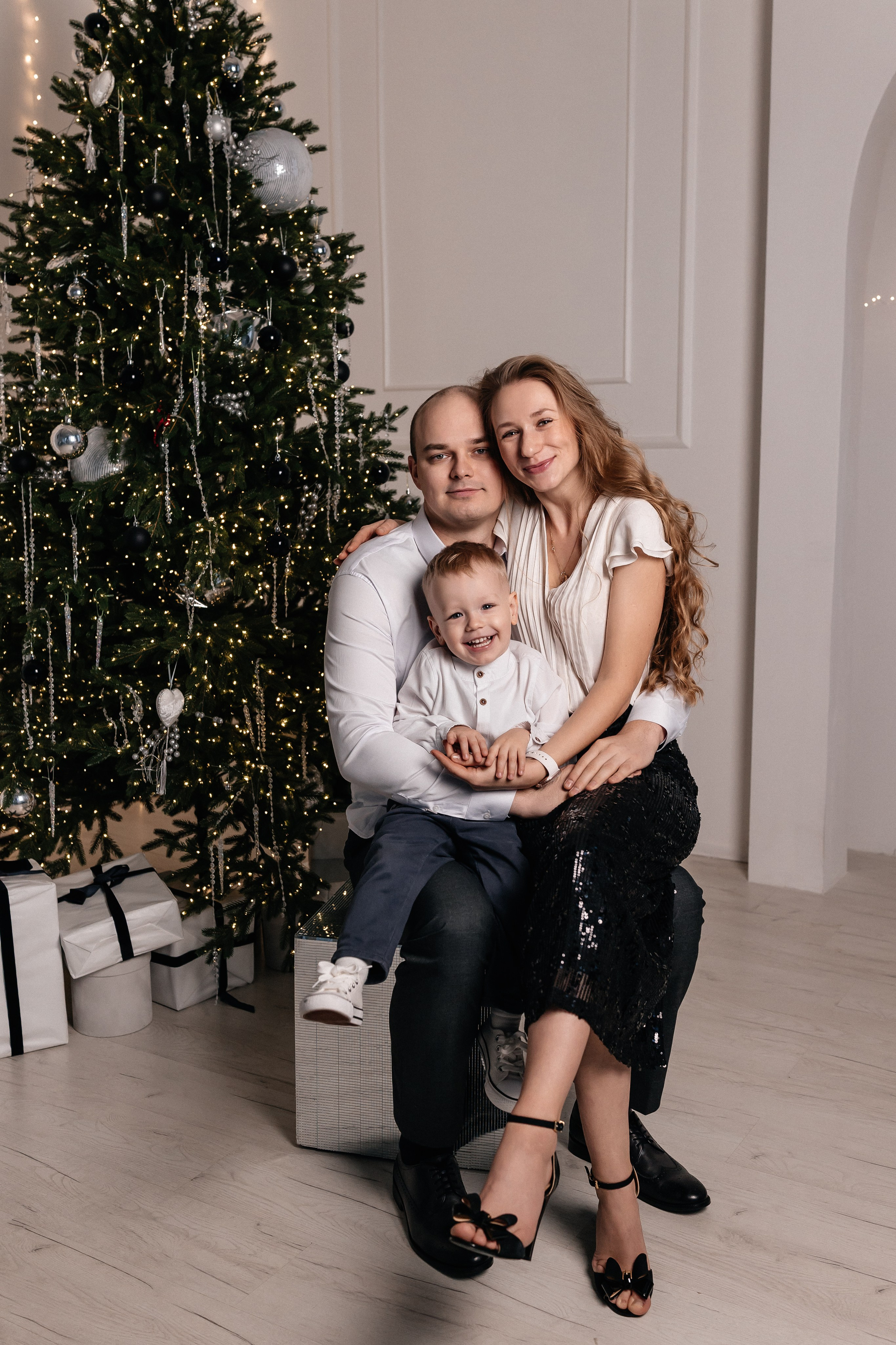 Новогодняя. Семейный фотограф Минск Усова Ольга