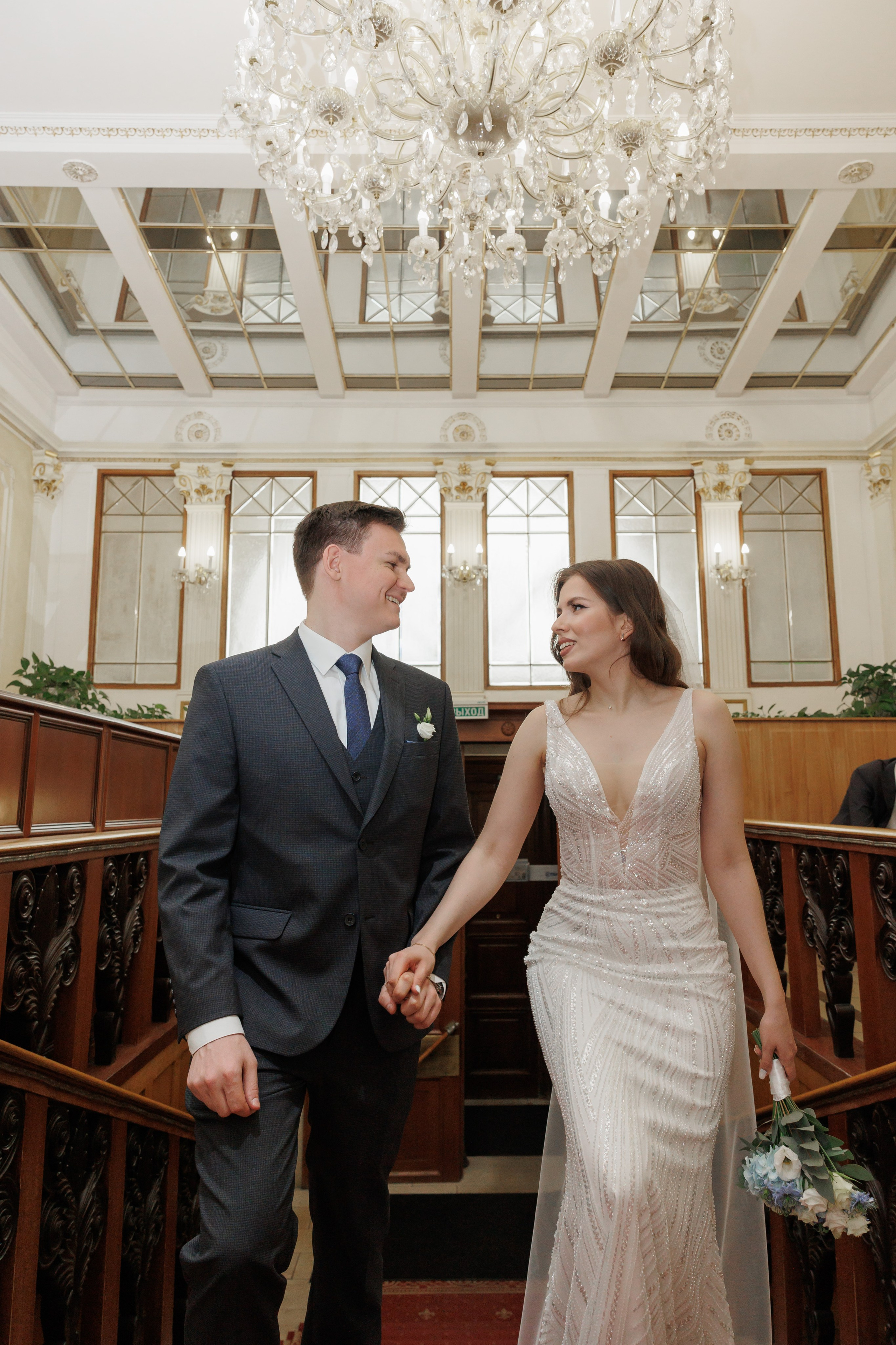 Даша и Дима, Грибоедовский ЗАГС. Свадебный и репортажный фотограф (Москва, Королев и другие)