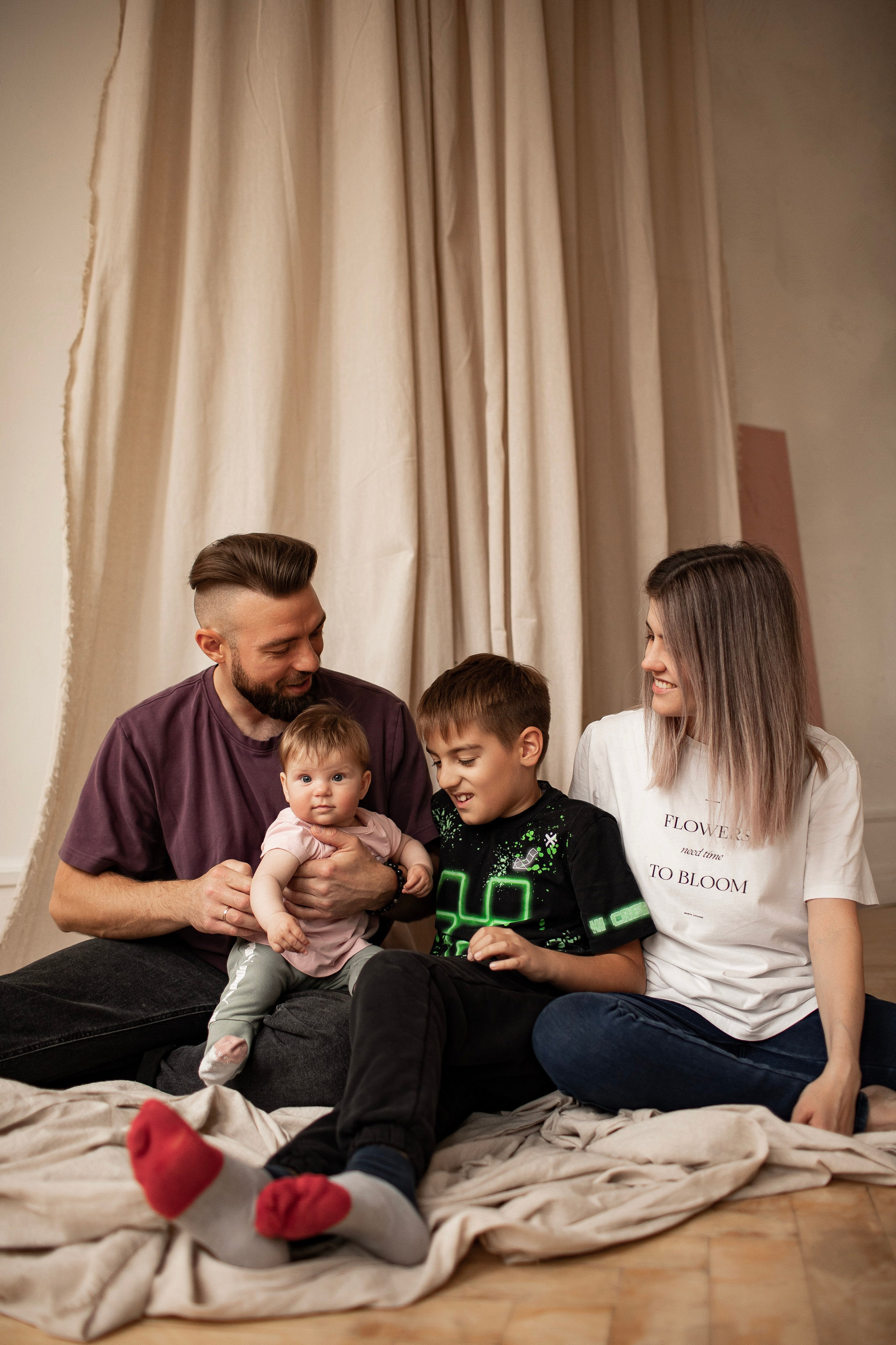 Леонид с семъей. Семейная съемка — это красивый способ признаться своей семье в любви