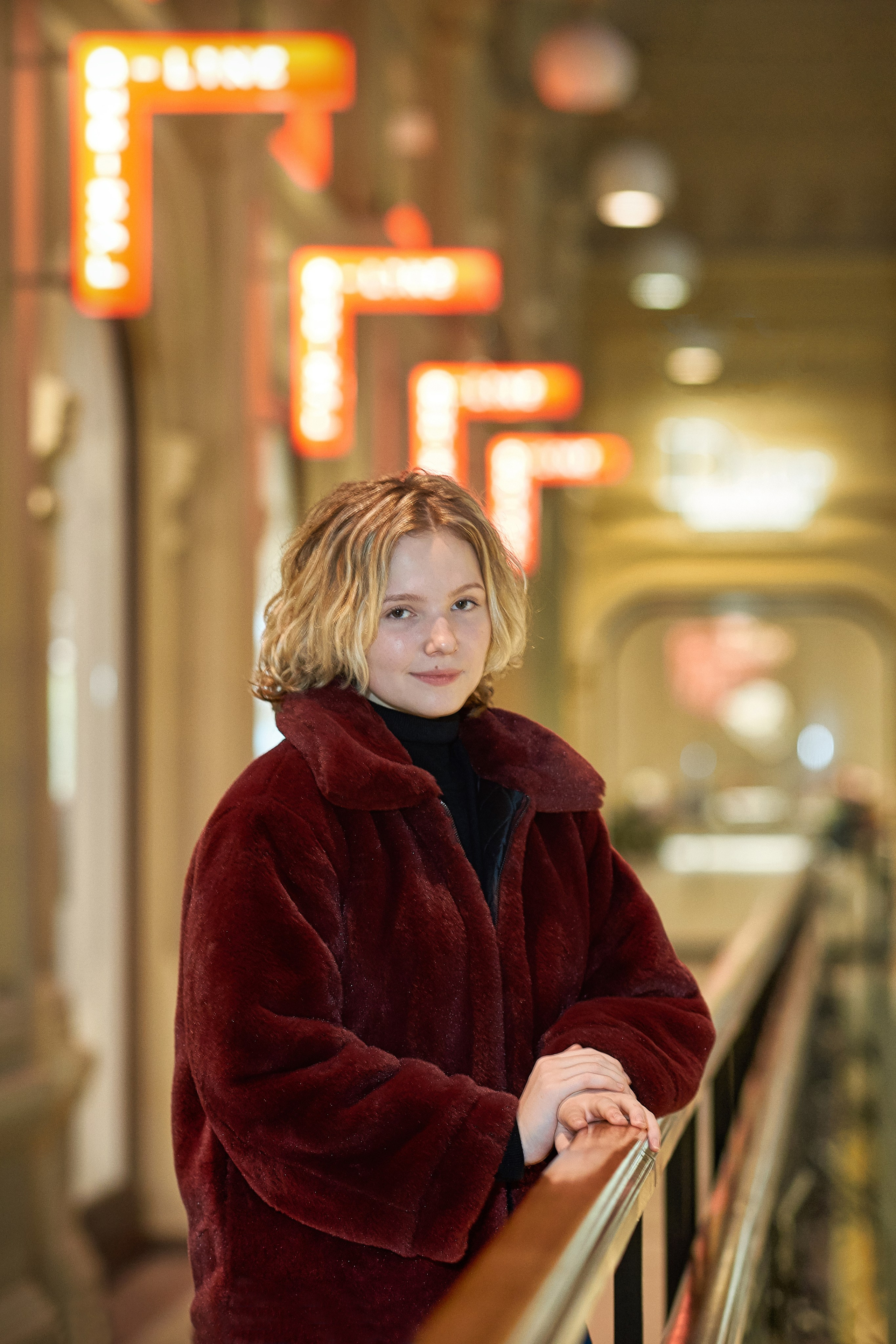 Портретная фотография в ГУМе, Москва