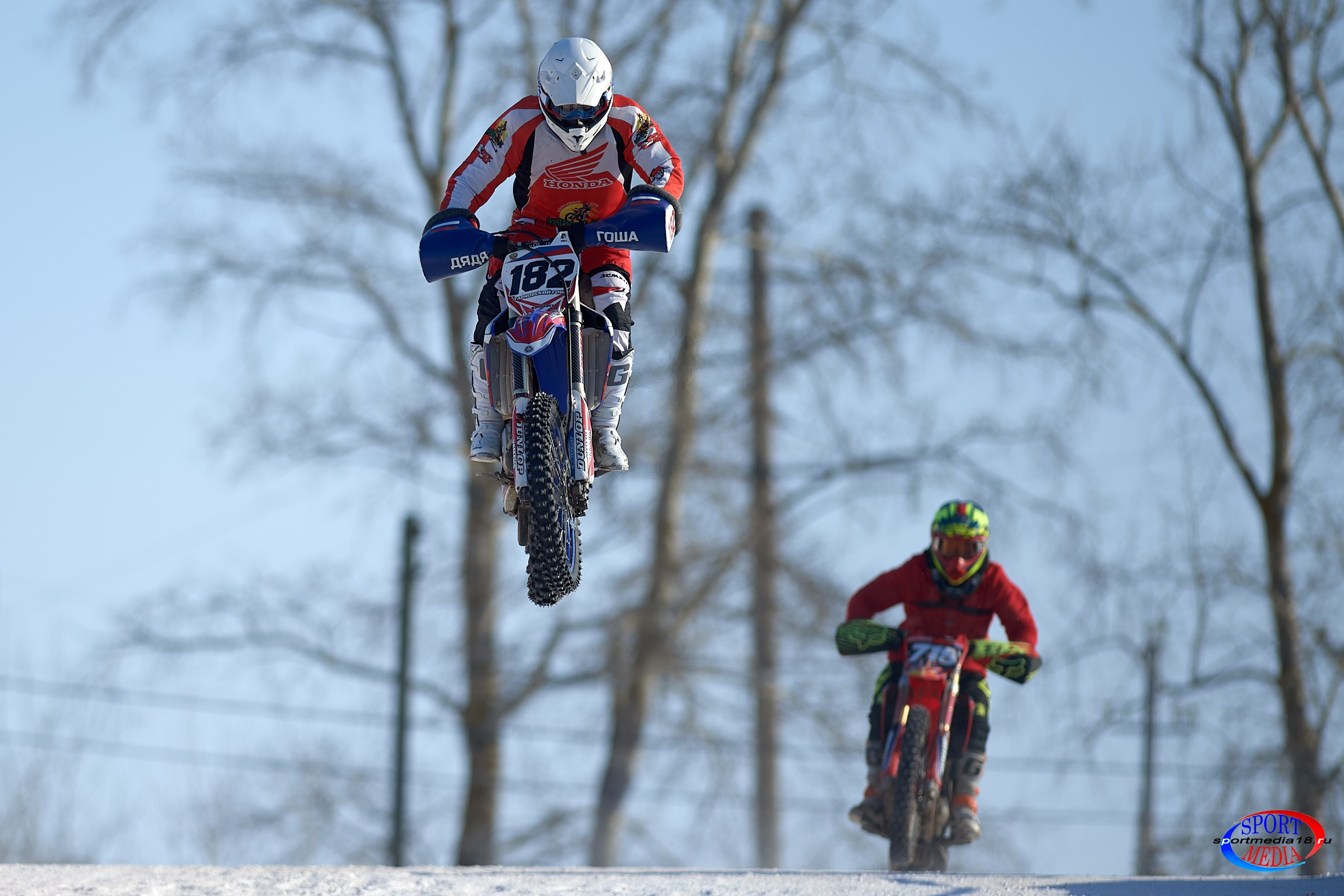 3 этап Кубка Удмуртской Республики по мотокроссу. Воткинск 23.02.2025. Спортивный репортажный фотограф в Ижевске Сергей Мерзляков