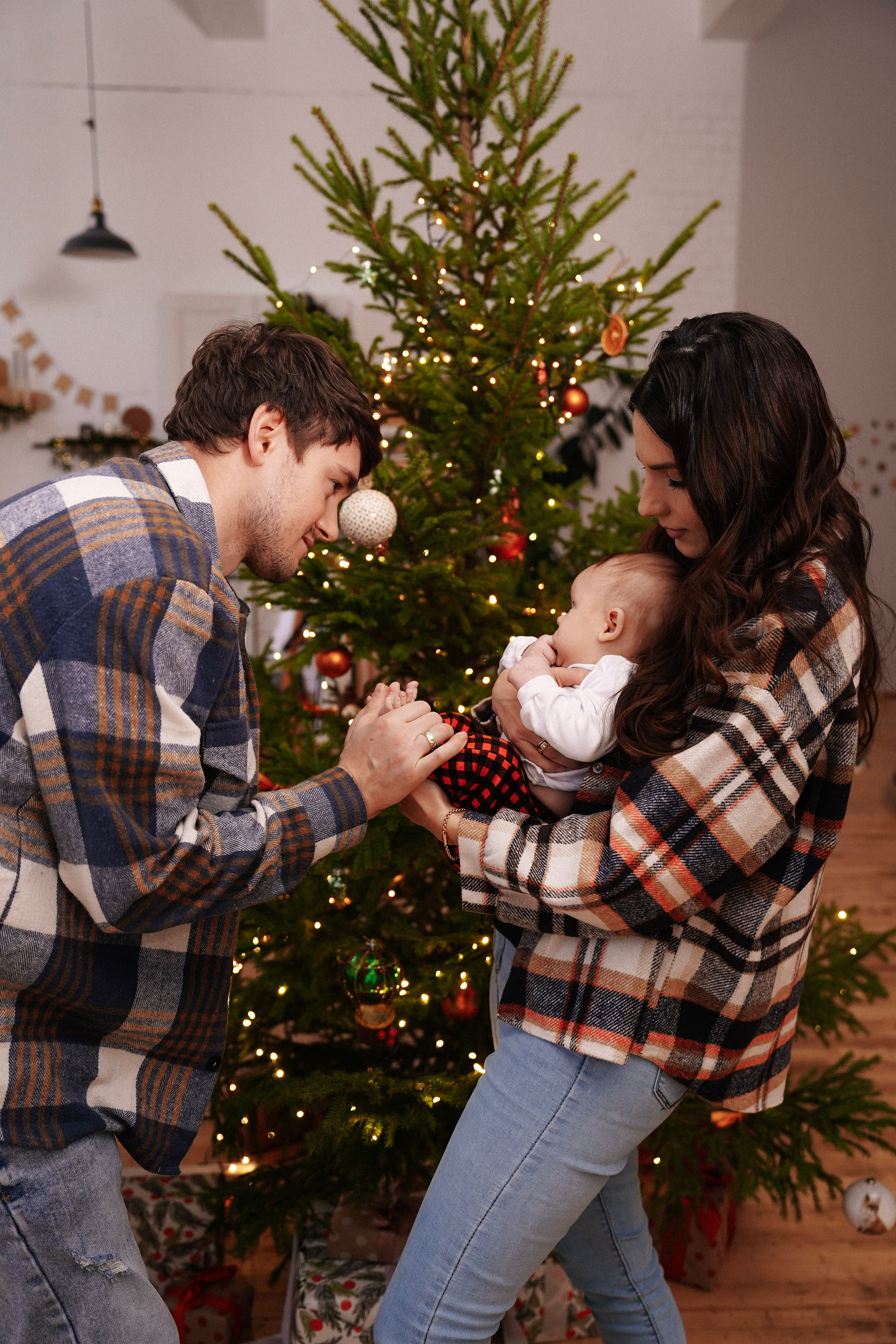 Семейная новогодняя съёмка. Фотограф с психологическим образованием