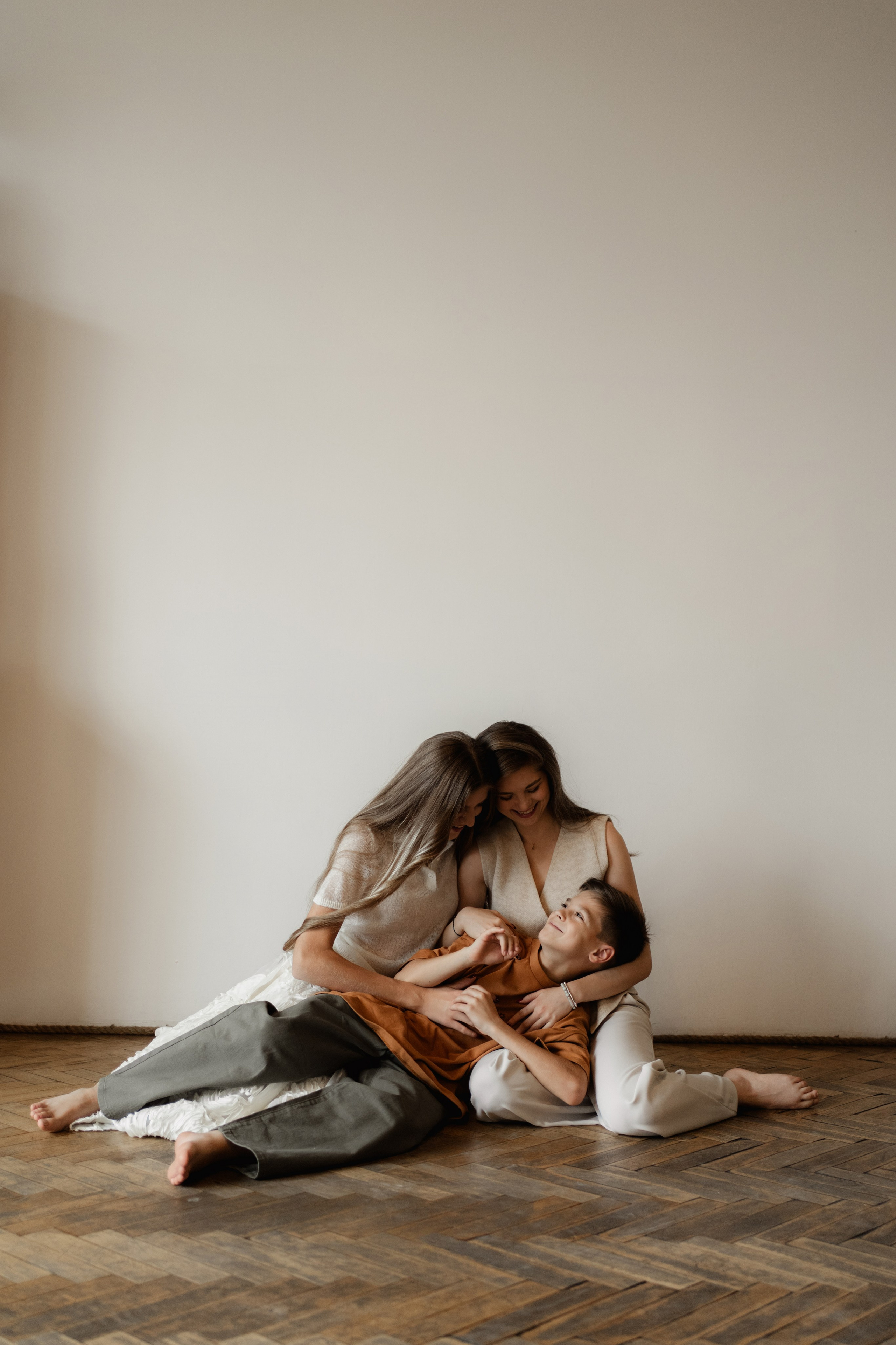 Семейная фотосессия в студии Домодедово. Семейный фотограф в Москве и в Домодедово Екатерина Патракова