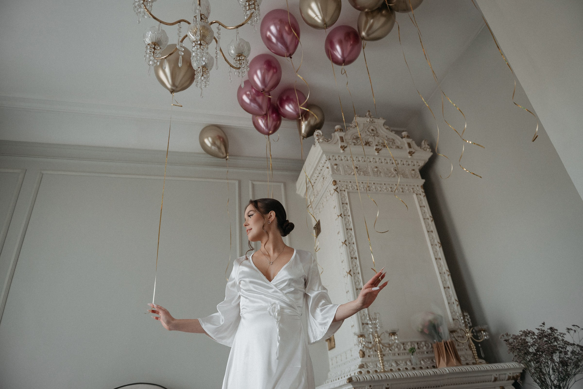 сборы невесты в апартаментах с видом на Казанский собор