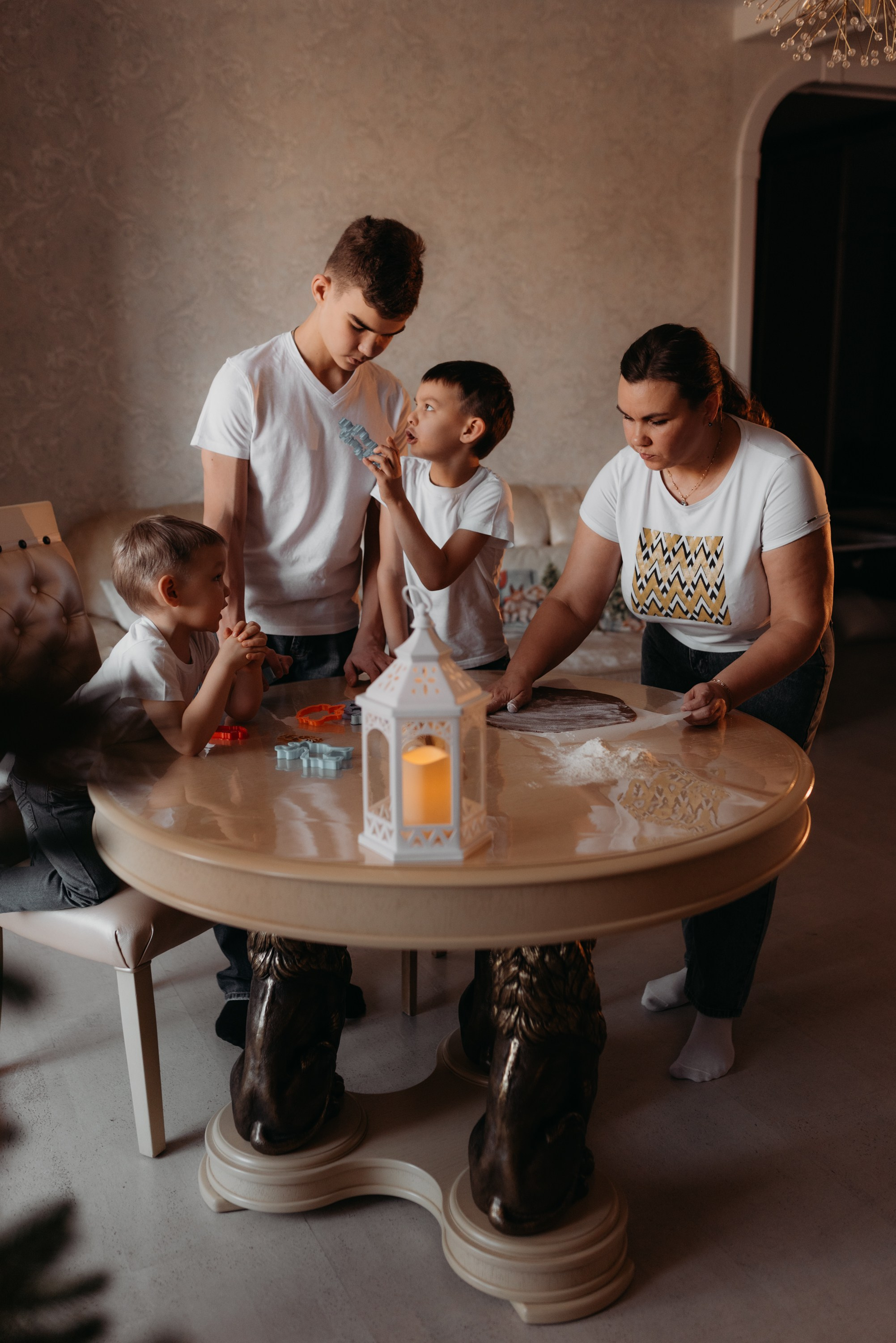 Юлия, Алексей, Тихон, Трофим и Потап. Семейный и детский фотограф в Новосибирске и Краснообске — Анна Ким