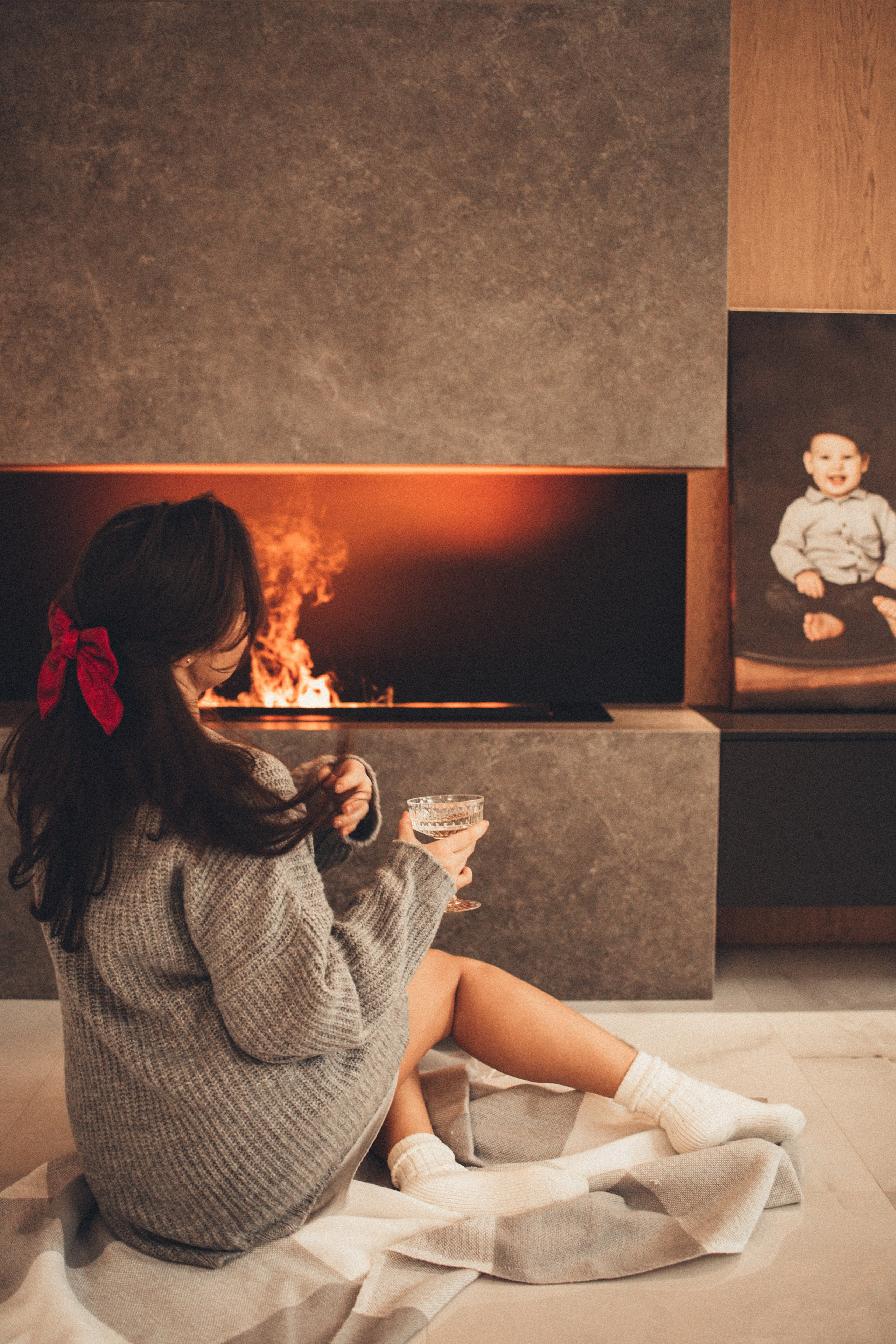 Рождественский ужин. Семейный lifestyle фотограф в Казани Ксения Верясова