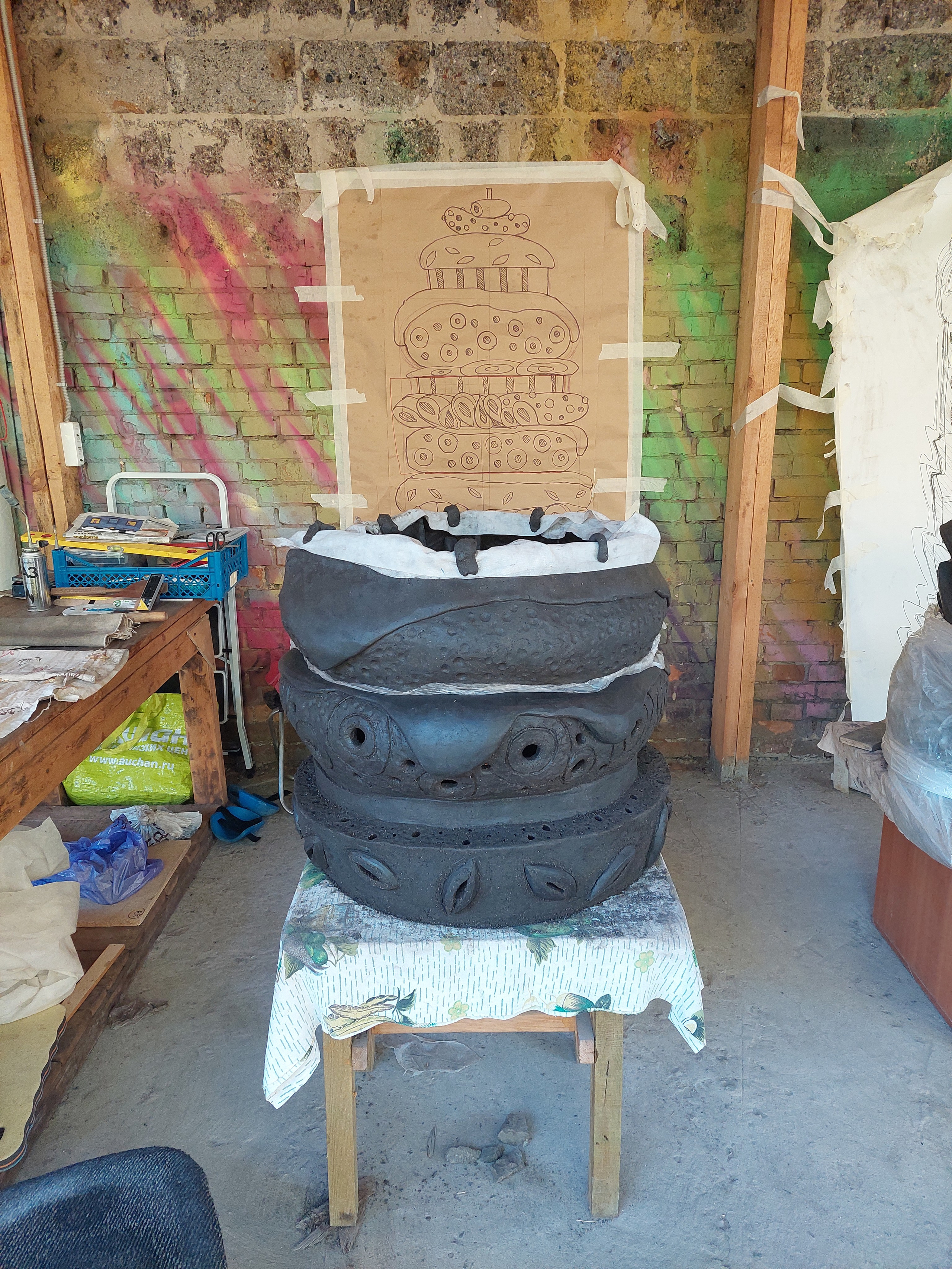 Гуслица 2022. Курс Татьяны Пунанс «Make Your Fire». Керамика с историей. Елена Рогалёва