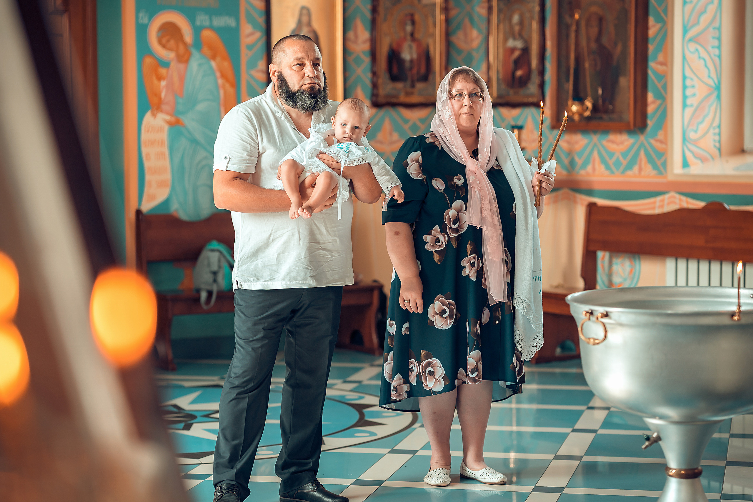 Крещение Богдана Введенский храм. Фотограф на Крещение и Венчание в Красноярске Рамазанова Юлия