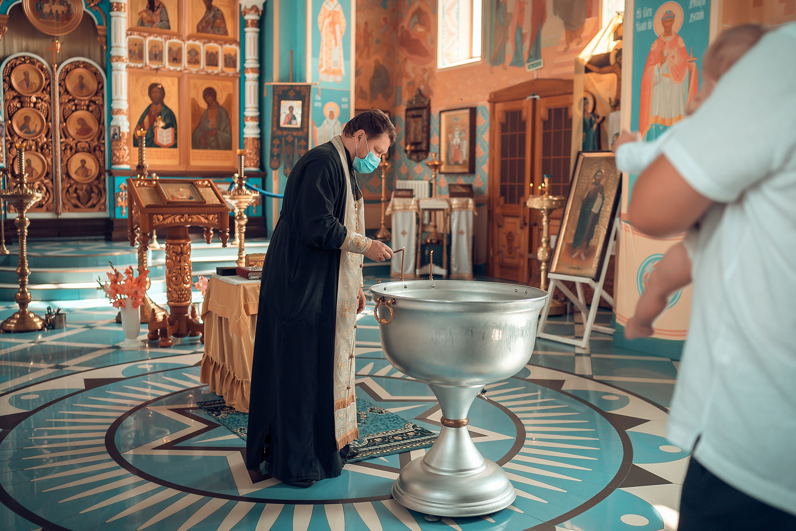 Крещение Богдана Введенский храм. Фотограф на Крещение и Венчание в Красноярске Рамазанова Юлия