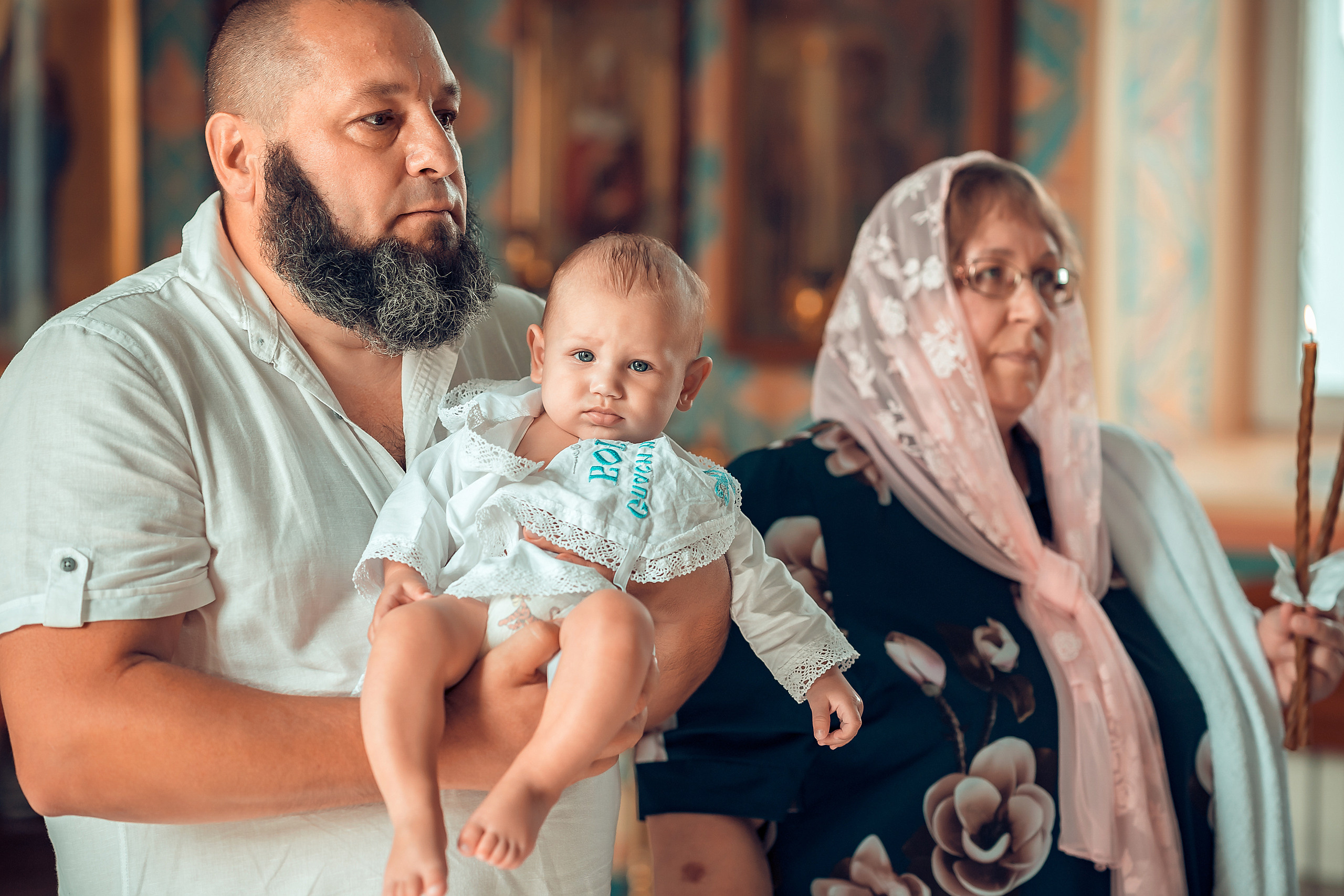 Крещение Богдана Введенский храм. Фотограф на Крещение и Венчание в Красноярске Рамазанова Юлия