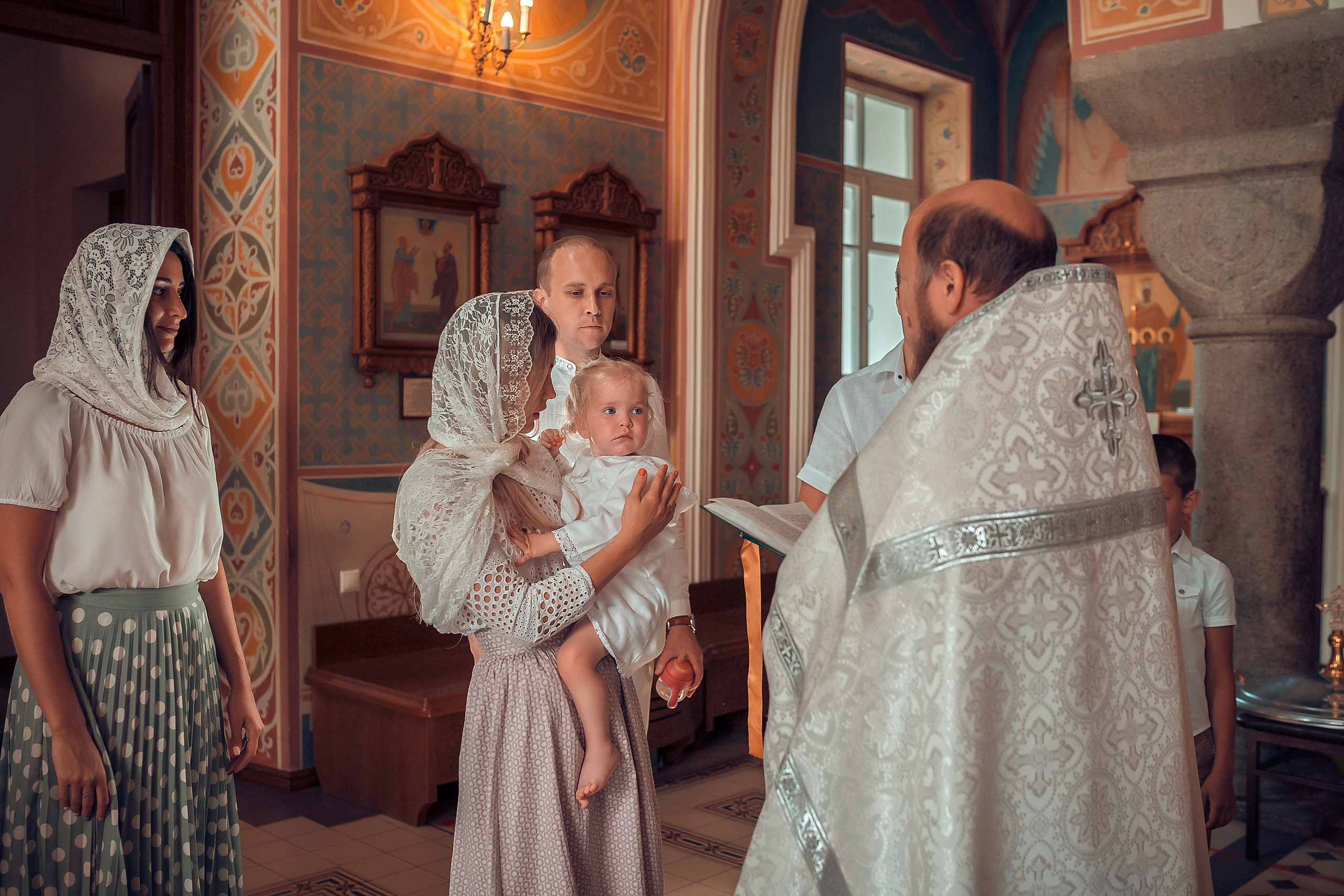 Крещение Весты Храм Иоанна Предтечи. Фотограф на Крещение и Венчание в Красноярске Рамазанова Юлия