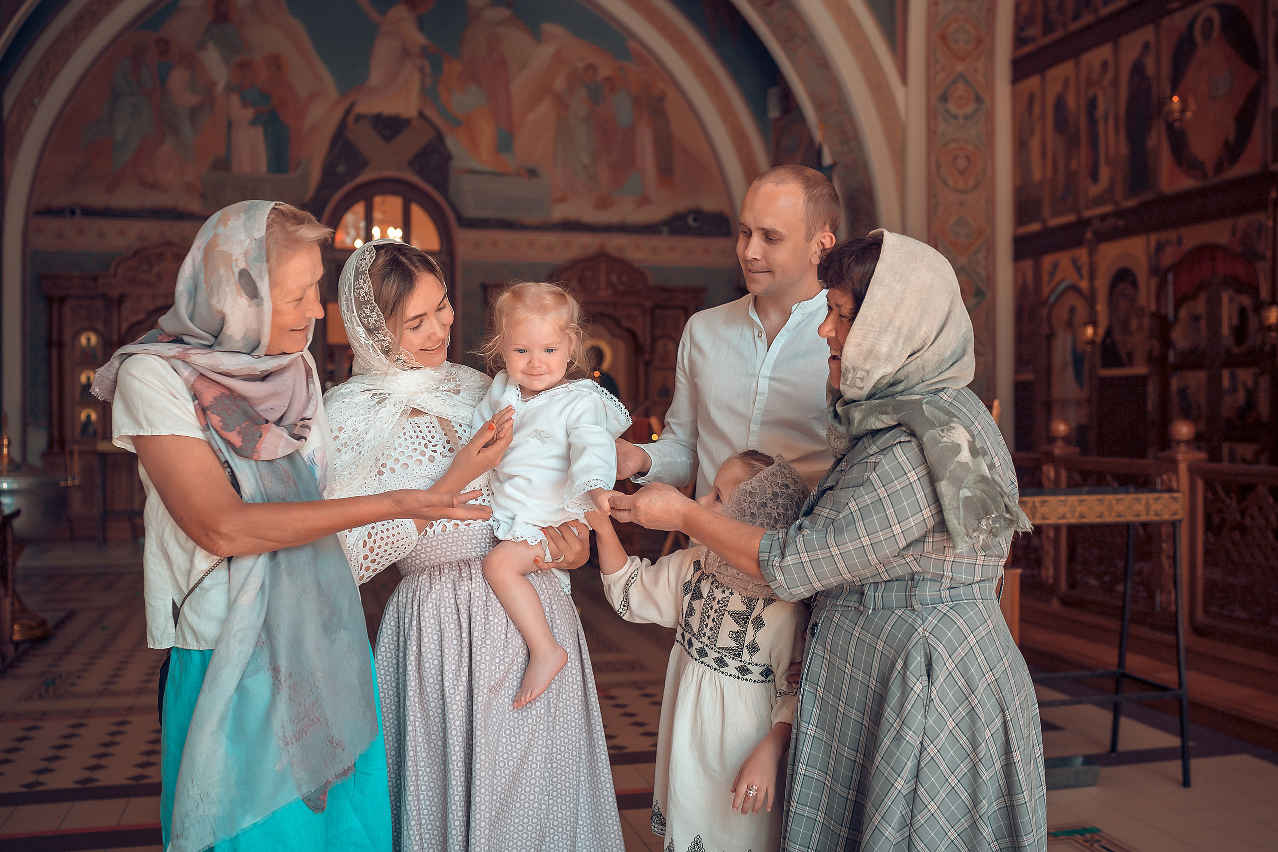 Крещение Весты Храм Иоанна Предтечи. Фотограф на Крещение и Венчание в Красноярске Рамазанова Юлия