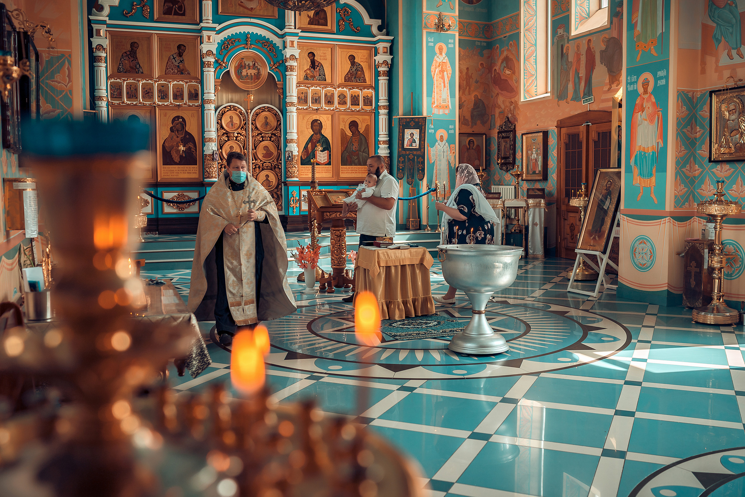 Крещение Богдана Введенский храм. Фотограф на Крещение и Венчание в Красноярске Рамазанова Юлия