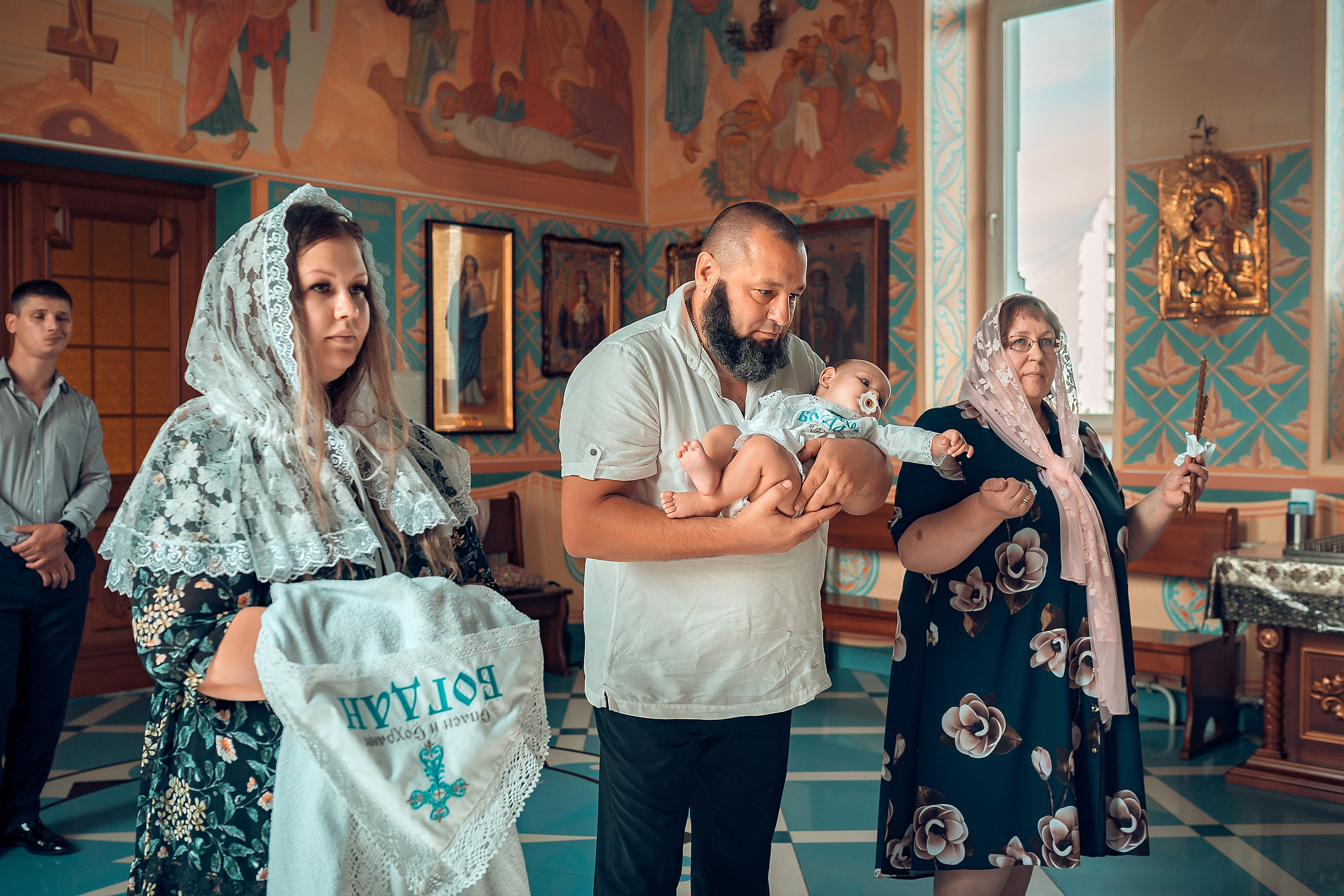 Крещение Богдана Введенский храм. Фотограф на Крещение и Венчание в Красноярске Рамазанова Юлия