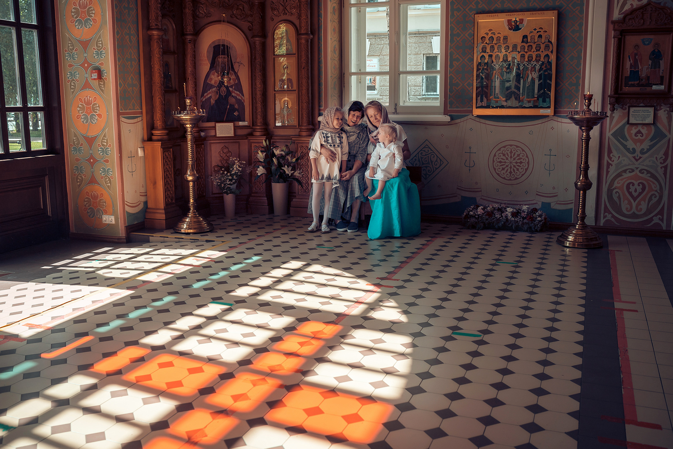 Крещение Весты Храм Иоанна Предтечи. Фотограф на Крещение и Венчание в Красноярске Рамазанова Юлия