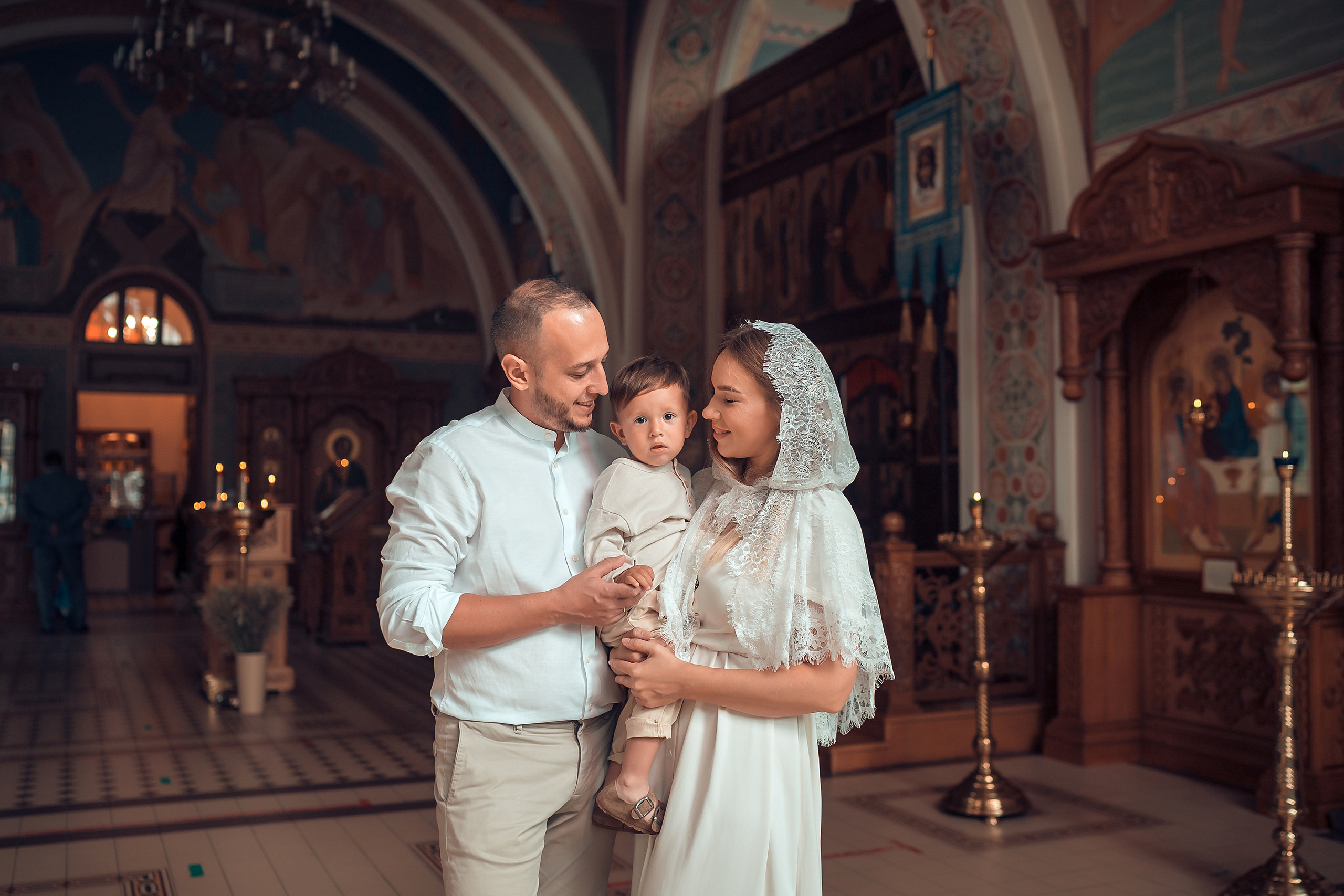 Крещение Арсения Храм Иоанна Предтечи. Фотограф на Крещение и Венчание в Красноярске Рамазанова Юлия