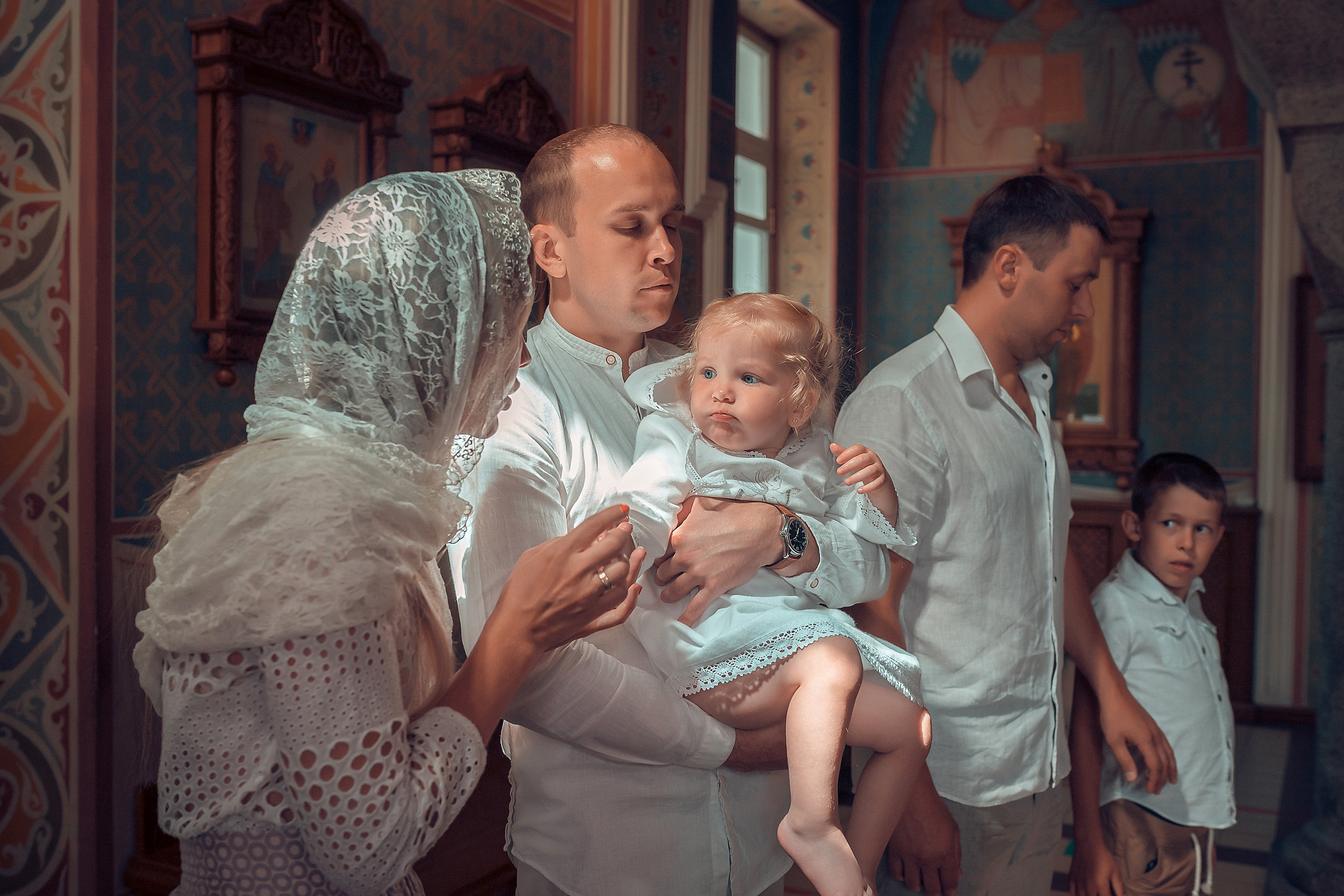 Крещение Весты Храм Иоанна Предтечи. Фотограф на Крещение и Венчание в Красноярске Рамазанова Юлия