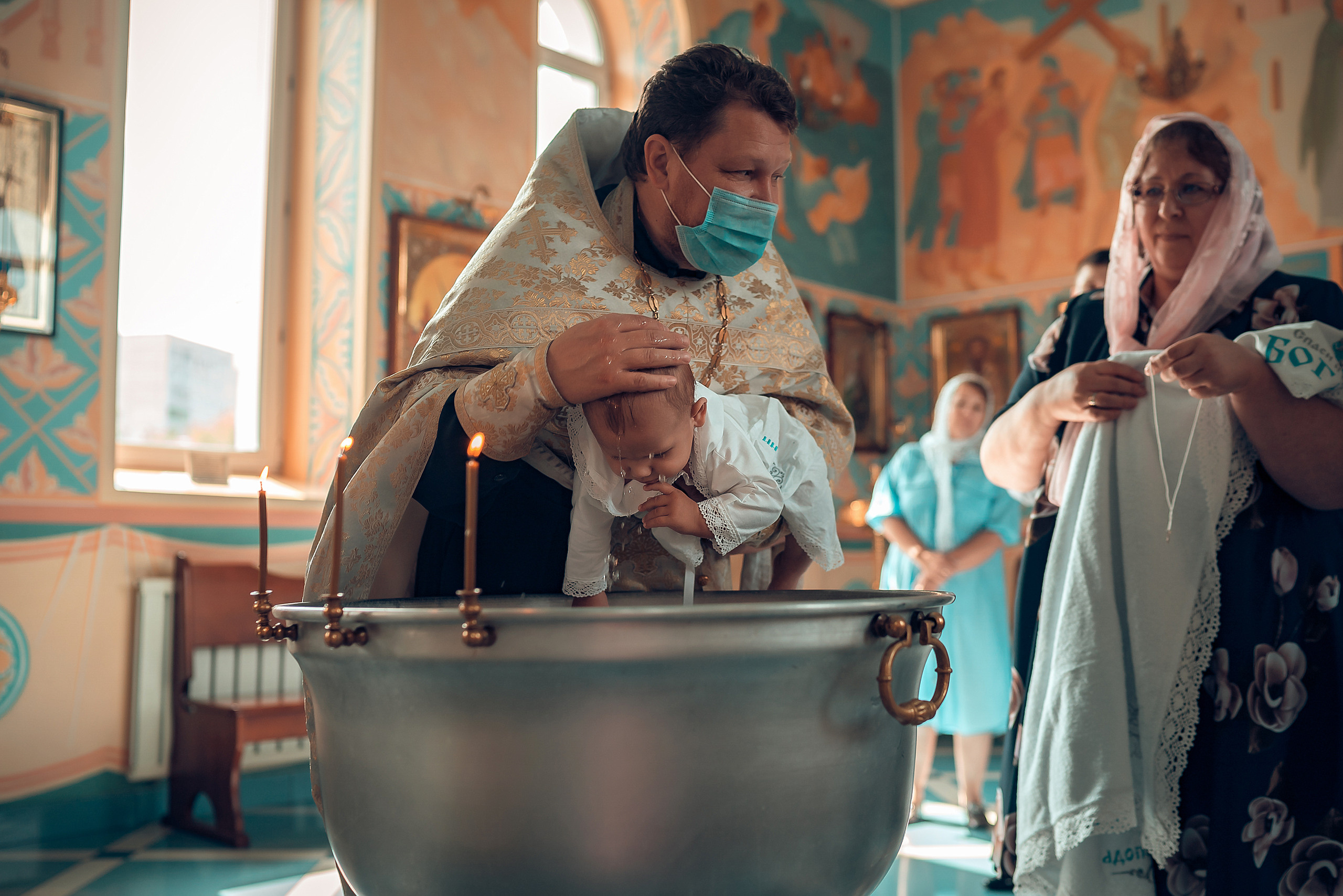 Крещение Богдана Введенский храм. Фотограф на Крещение и Венчание в Красноярске Рамазанова Юлия