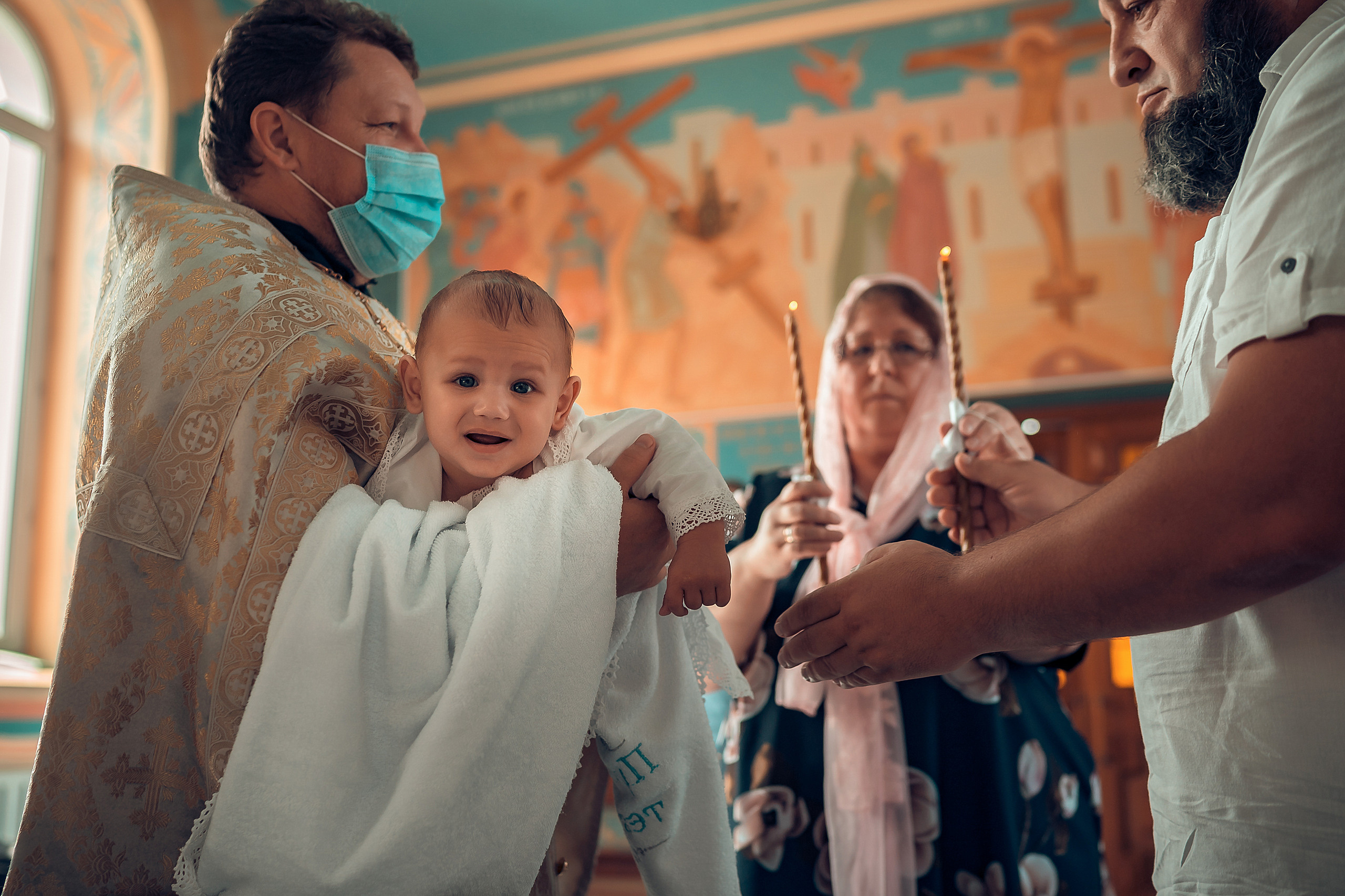 Крещение Богдана Введенский храм. Фотограф на Крещение и Венчание в Красноярске Рамазанова Юлия