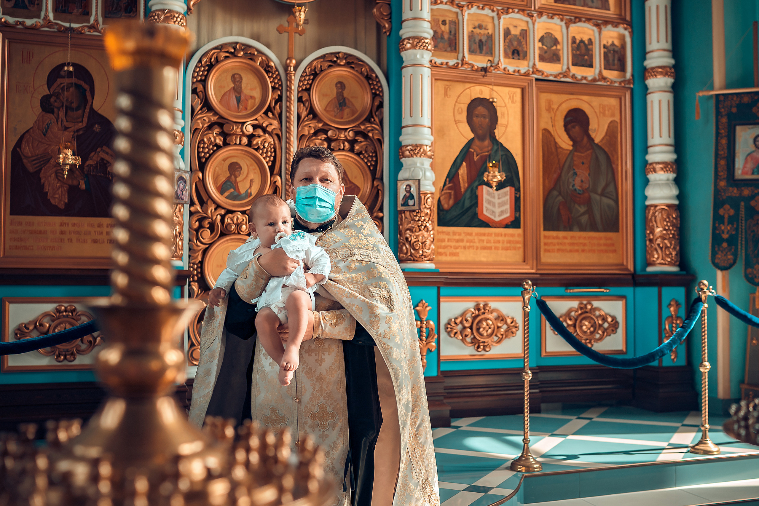 Крещение Богдана Введенский храм. Фотограф на Крещение и Венчание в Красноярске Рамазанова Юлия