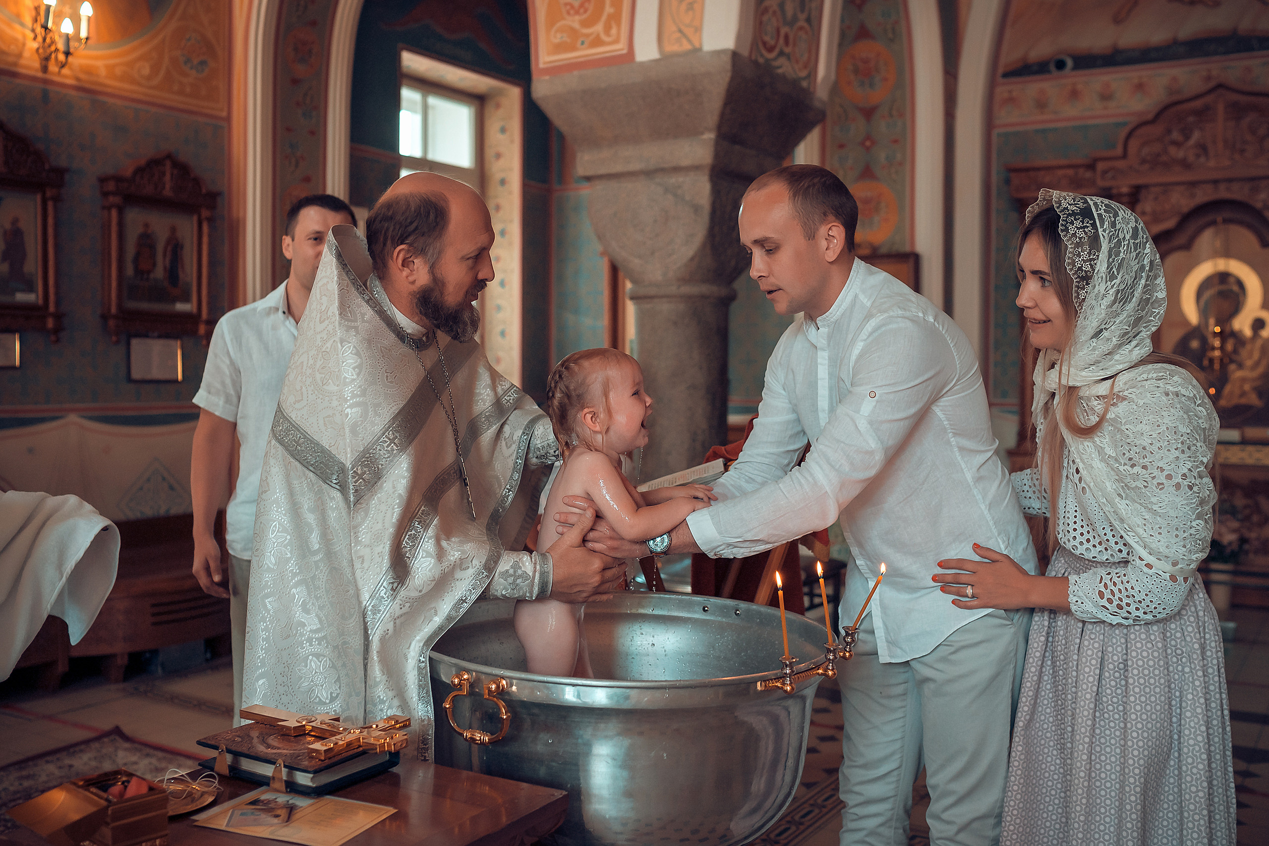 Крещение Весты Храм Иоанна Предтечи. Фотограф на Крещение и Венчание в Красноярске Рамазанова Юлия