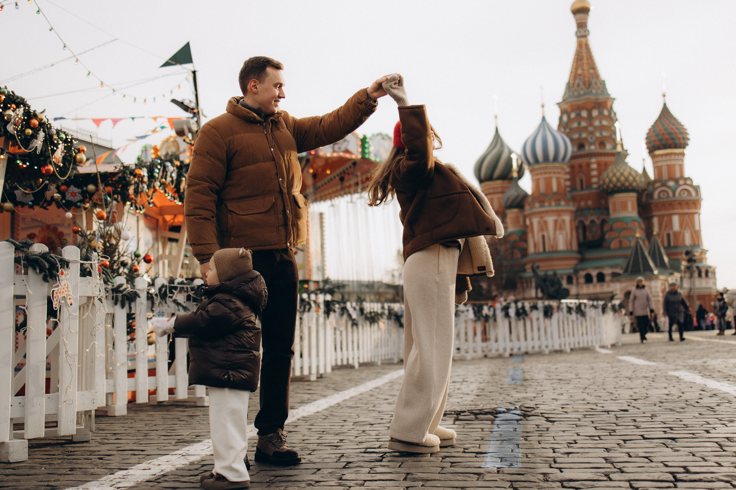 Новый год на ярмарке. Семейный фотограф Москва Наталия Осьмакова