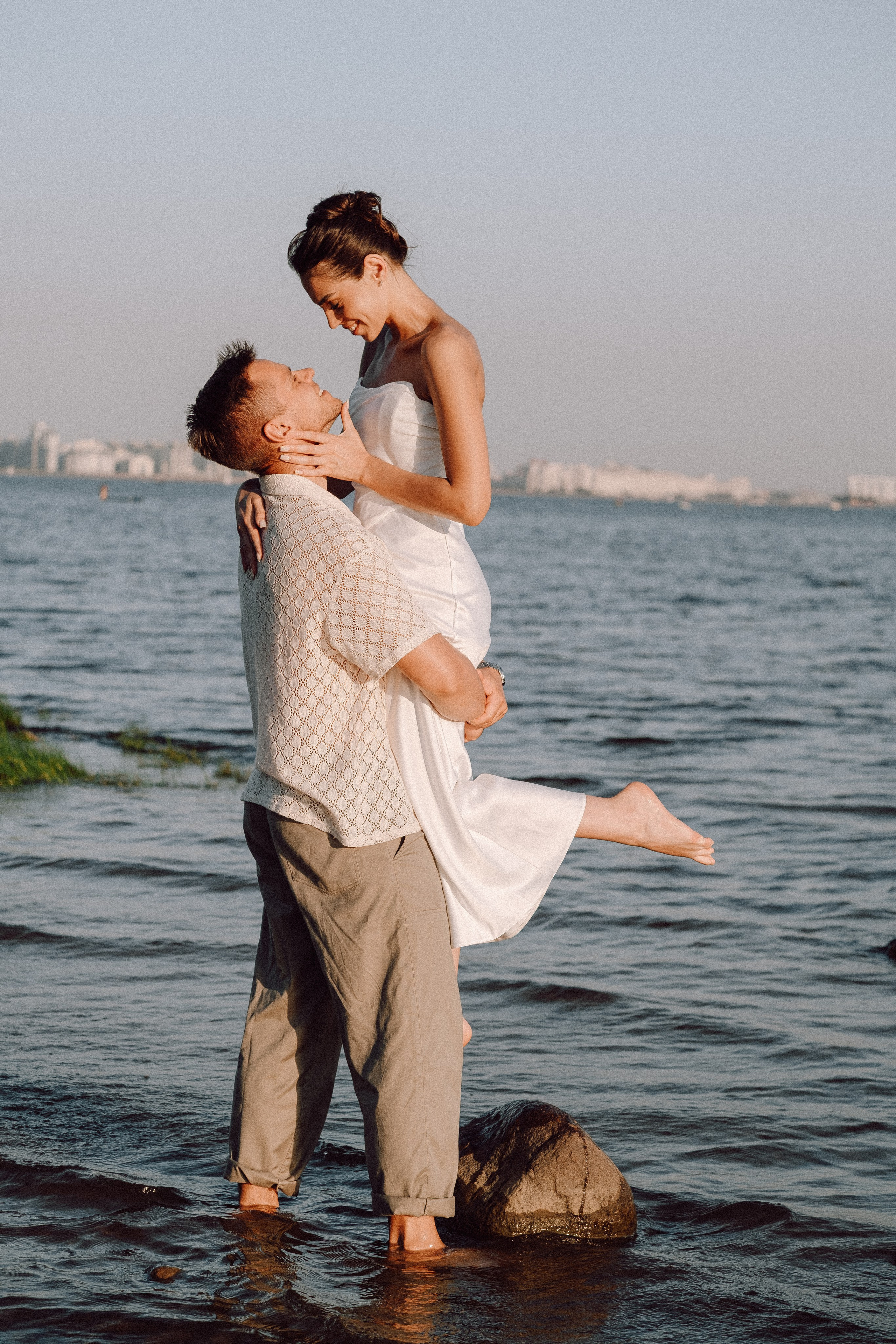 СВАДЕБНАЯ ФОТОСЕССИЯ ВЫЕЗДНОЙ ЦЕРЕМОНИИ (ФИНСКИЙ ЗАЛИВ). Профессиональный фотограф, Санкт-Петербург — Виктория Богомолова