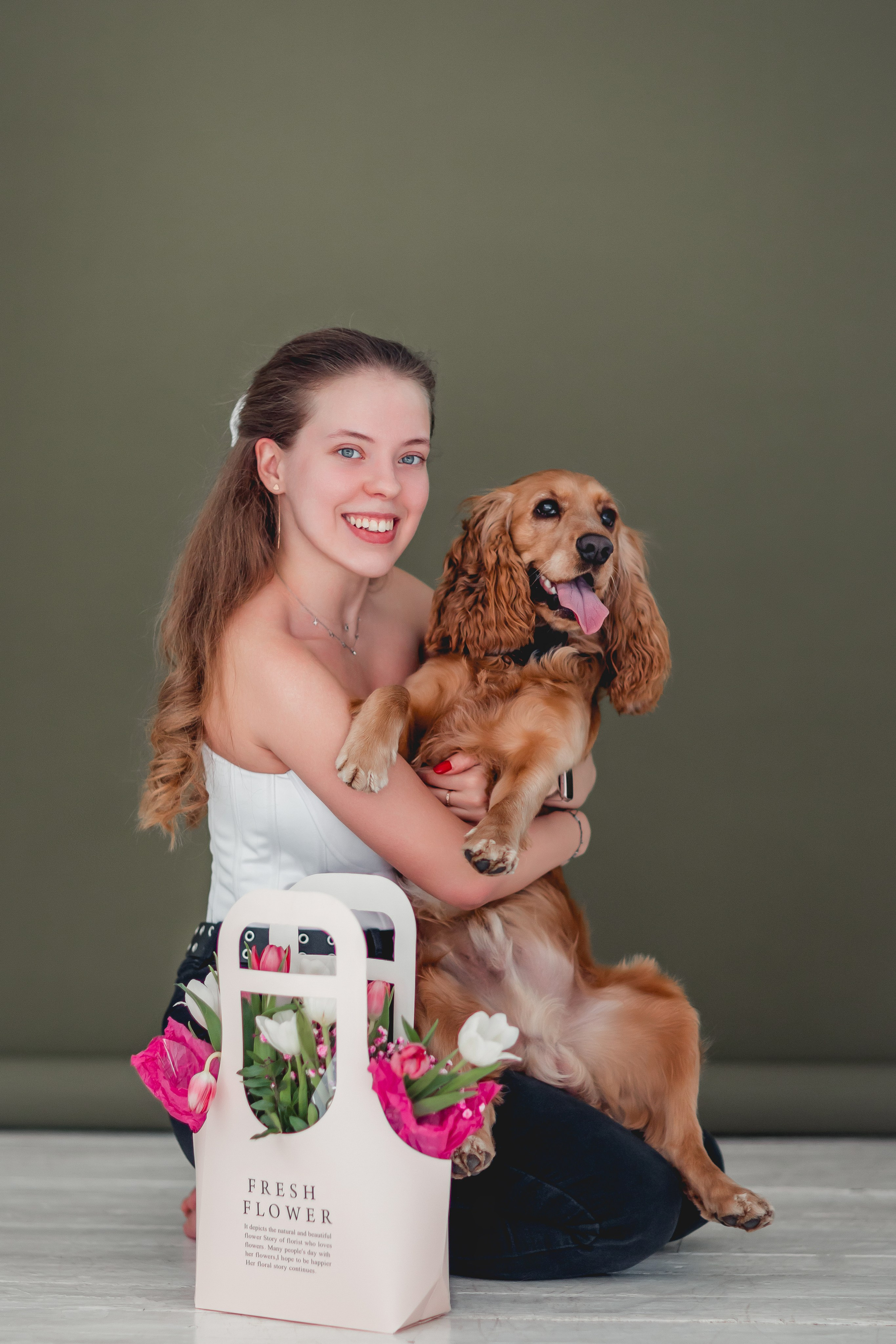 Лада и Барни. Семейный фотограф анималист Мария Крючкова