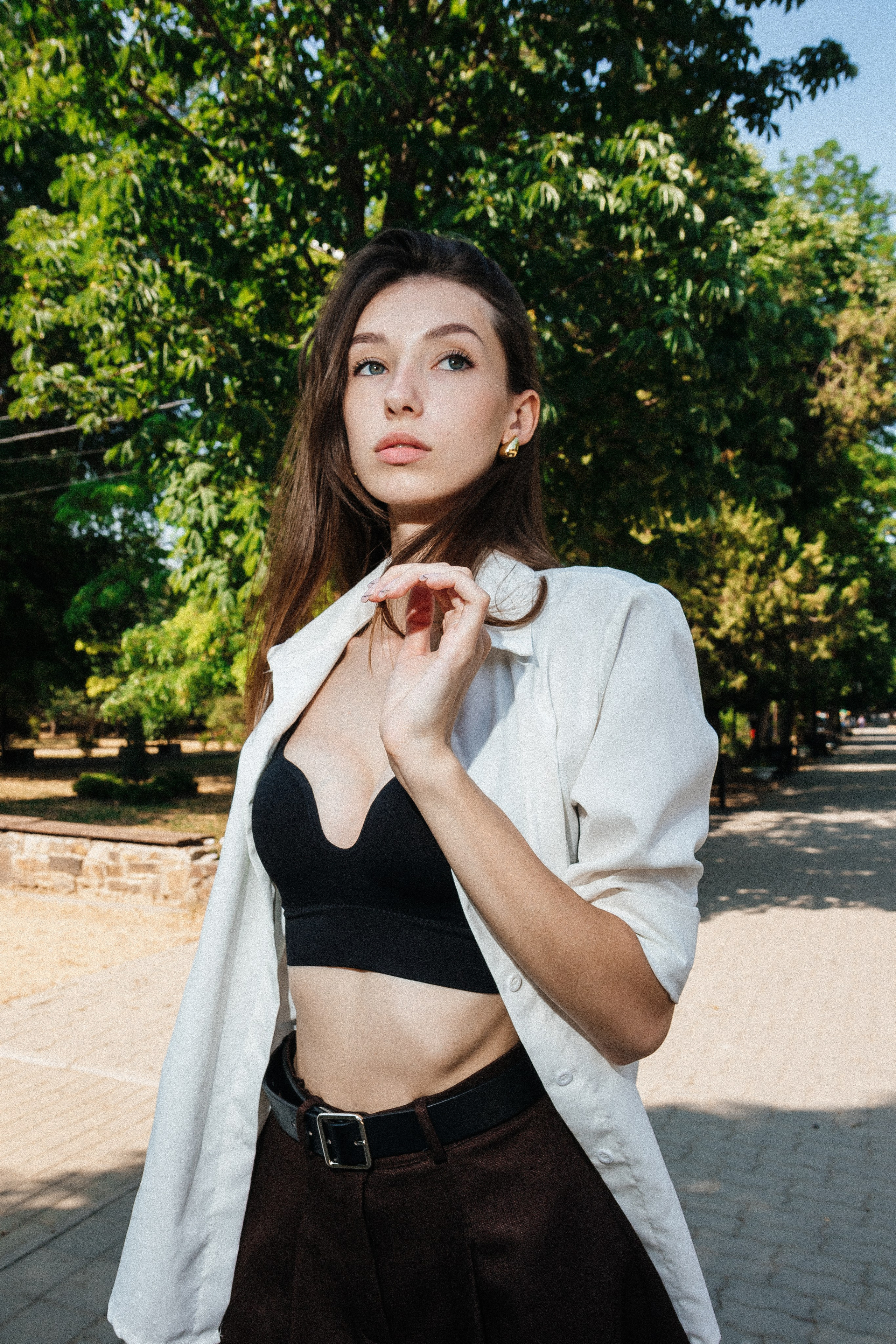 Лера в парке Горького. Фотограф Александр Бигари