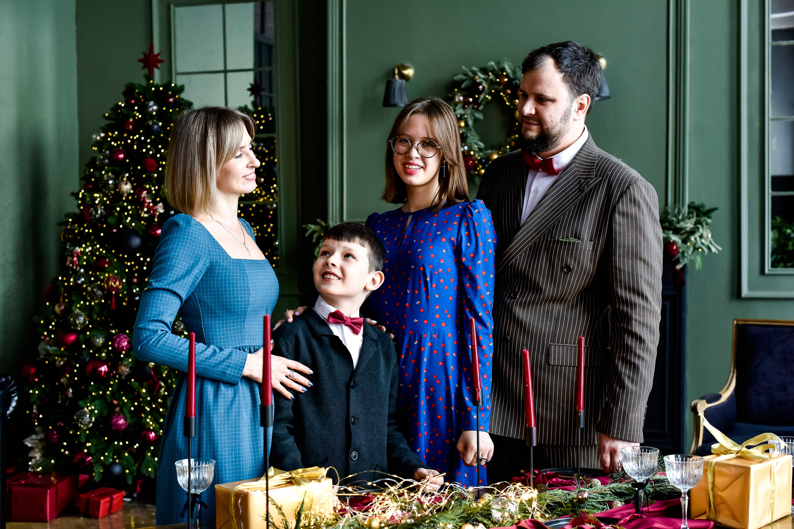 Дружная семья Настеньки