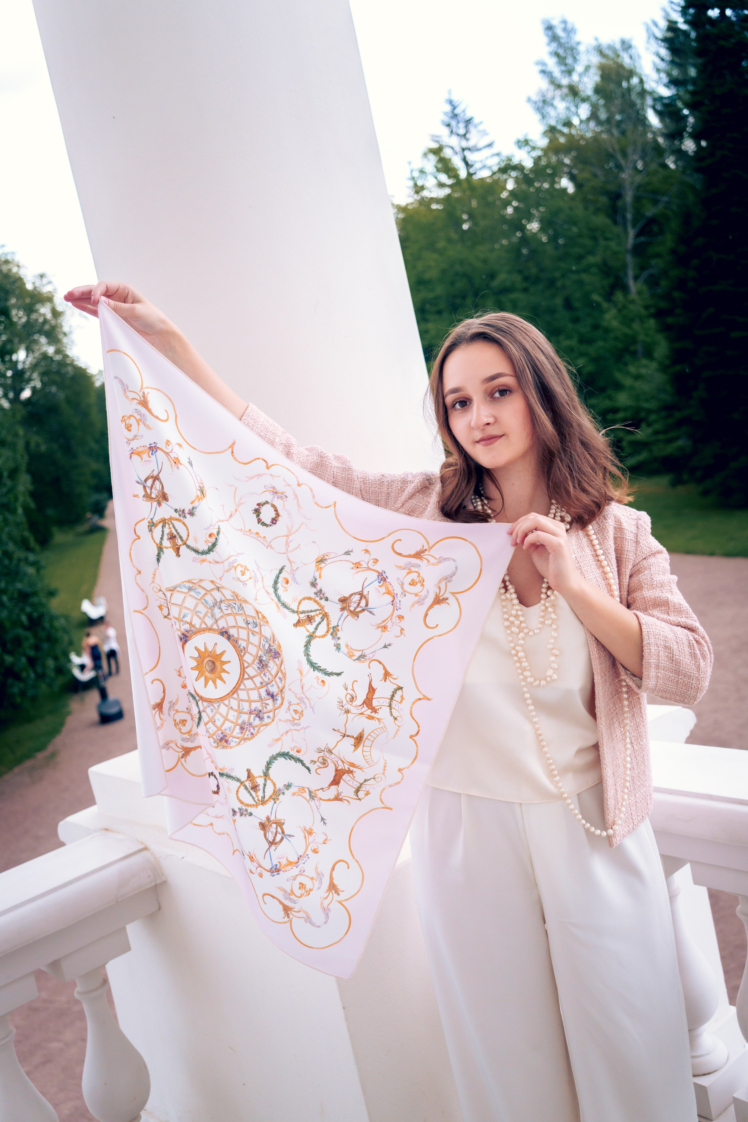 Коллекция платков Дарьи Ильичевой. Фотограф в Санкт-Петербурге Ибрагимова Алина