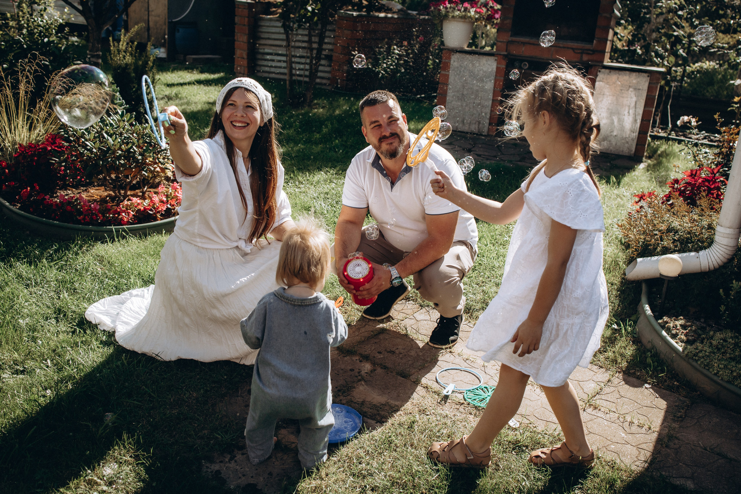 Дачные радости: от урожая до пузырей. Семейный фотограф в Москве, Щелково, Фрязино _ Виктория Степанова