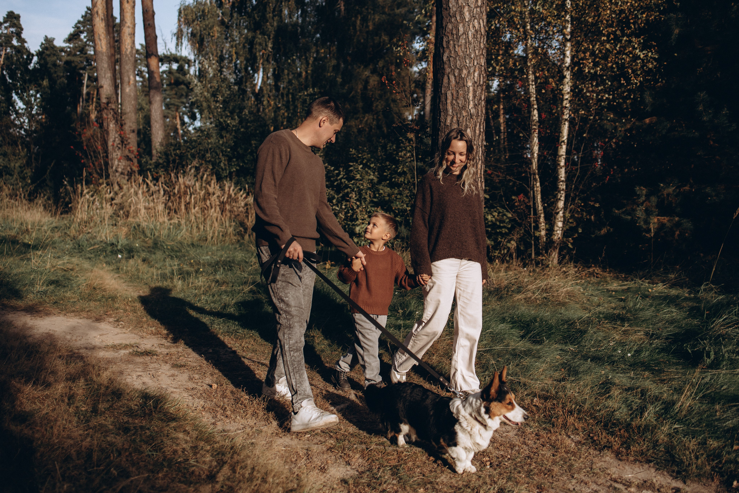 Семейная фотосессия в Гребнево на закате. Семейный фотограф в Москве, Щелково, Фрязино _ Виктория Степанова