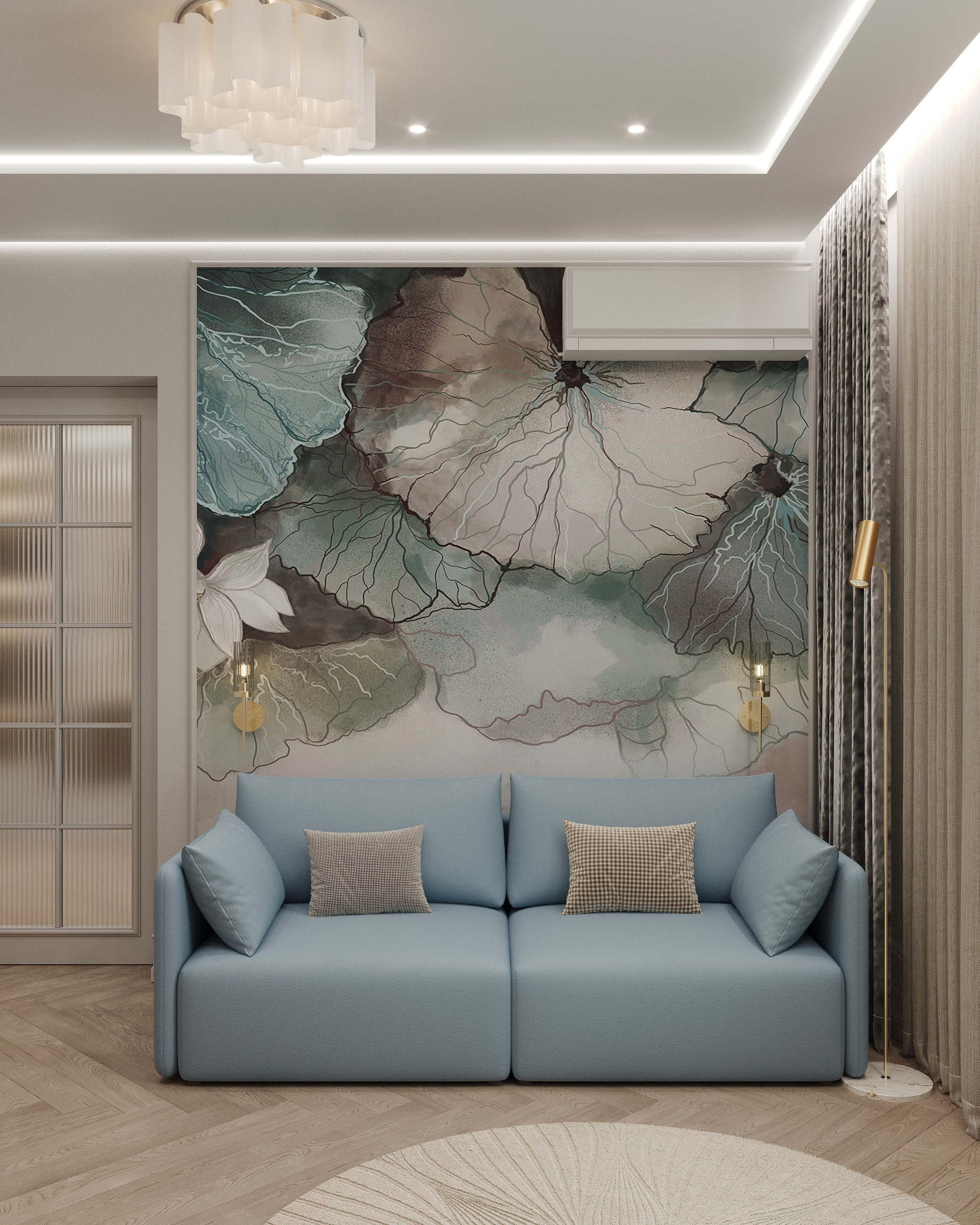 ЖК Полис Приморский/Санкт-Петербург/60 кв м. Ксения Барабаш дизайнер интерьера в Санкт-Петербурге